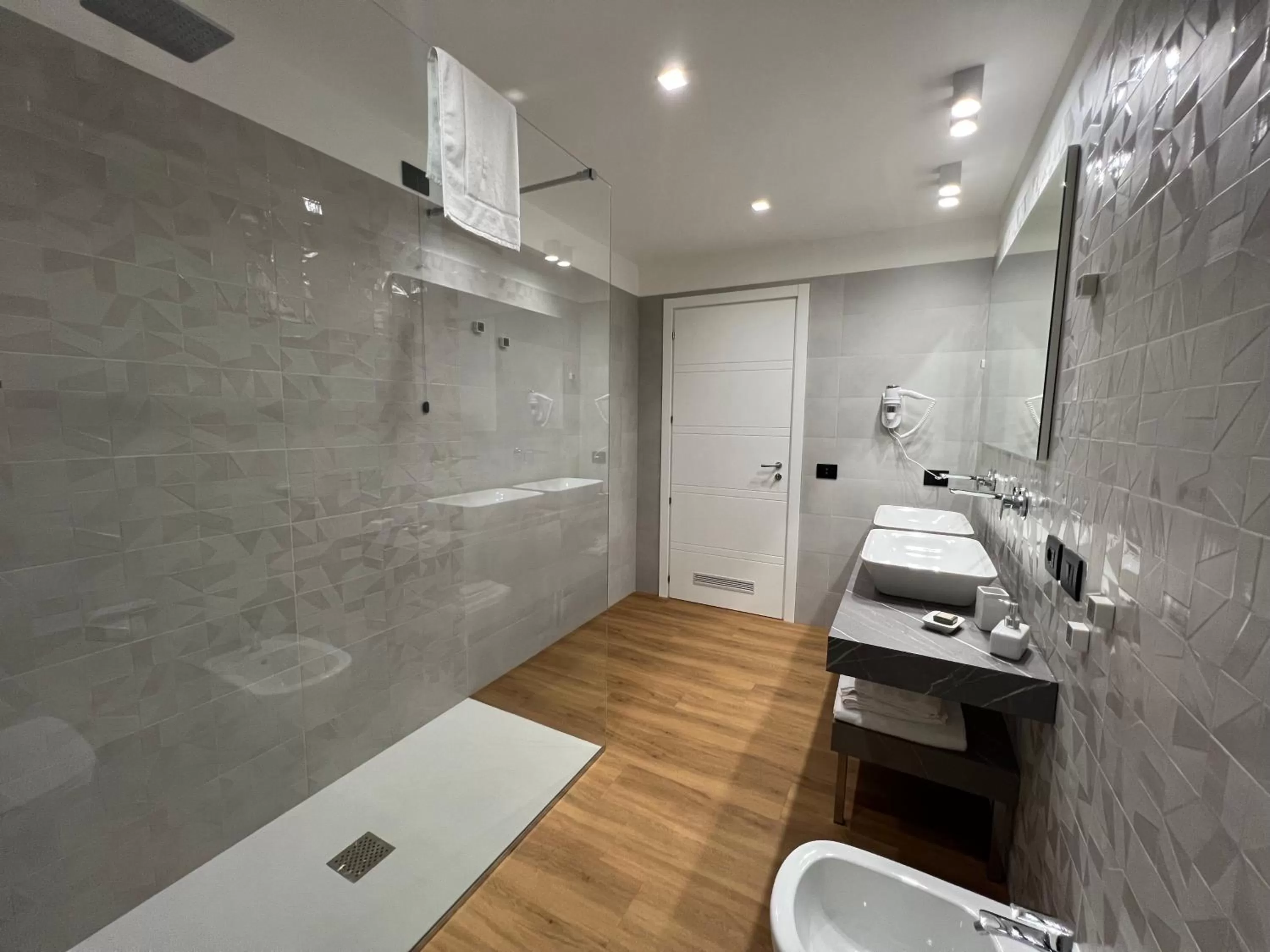 Bathroom in RoccaRegina Hotel