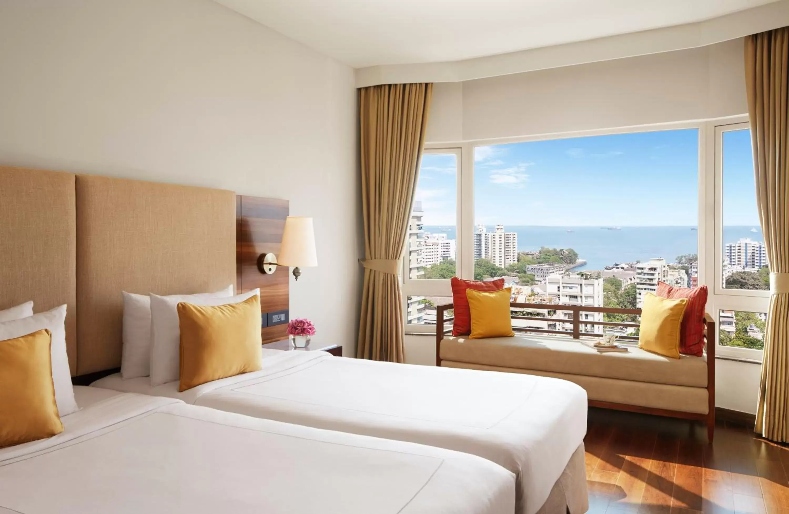 Premium sea view twin bed - single occupancy in President - IHCL SeleQtions Premium sea view twin bed - single occupancy in President - IHCL SeleQtions