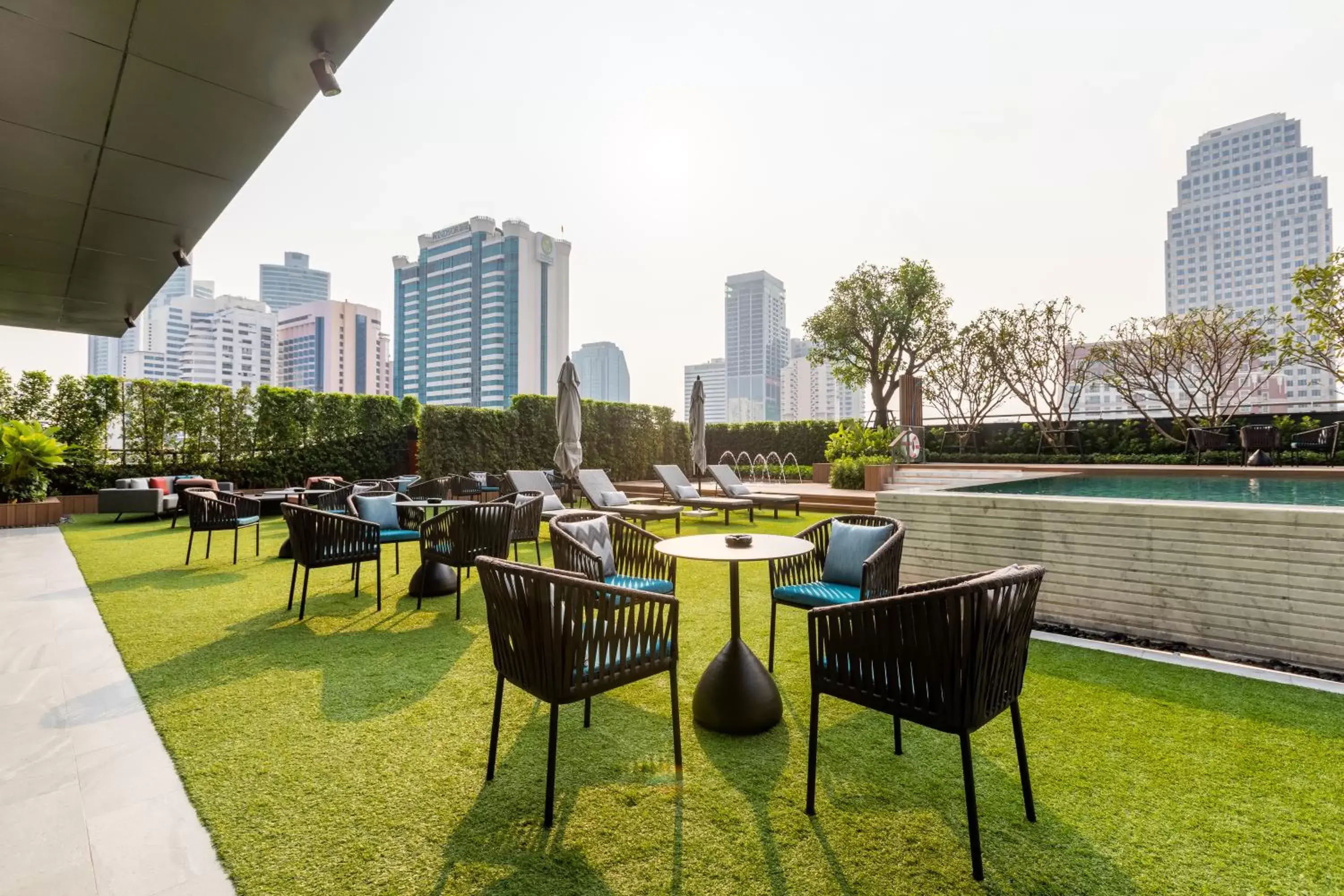 Patio in Carlton Hotel Bangkok Sukhumvit - SHA Extra Plus