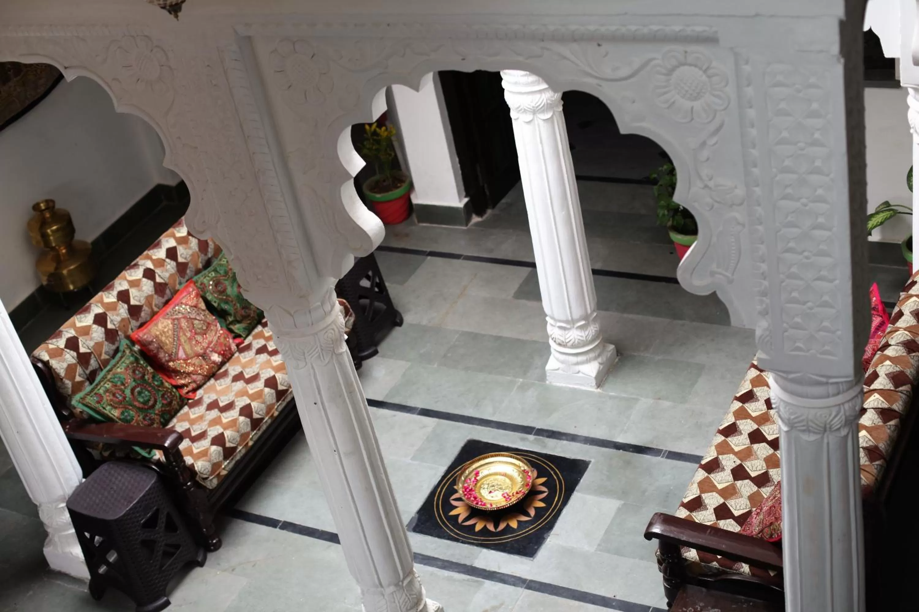 Living room, Lobby/Reception in Hotel Bundi House