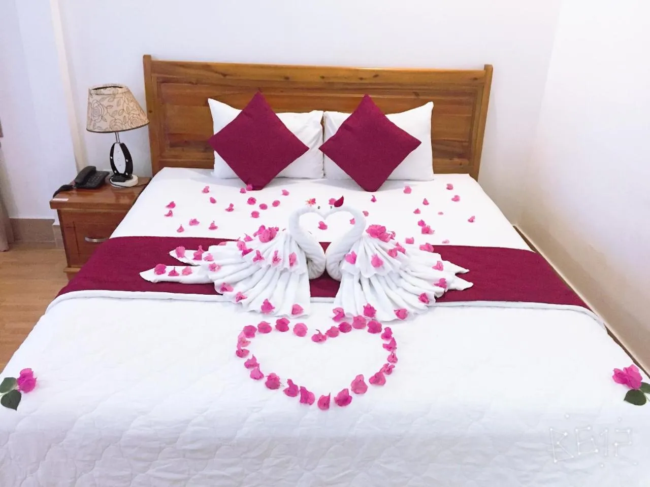 Bed in Ngoc Viet Bungalow