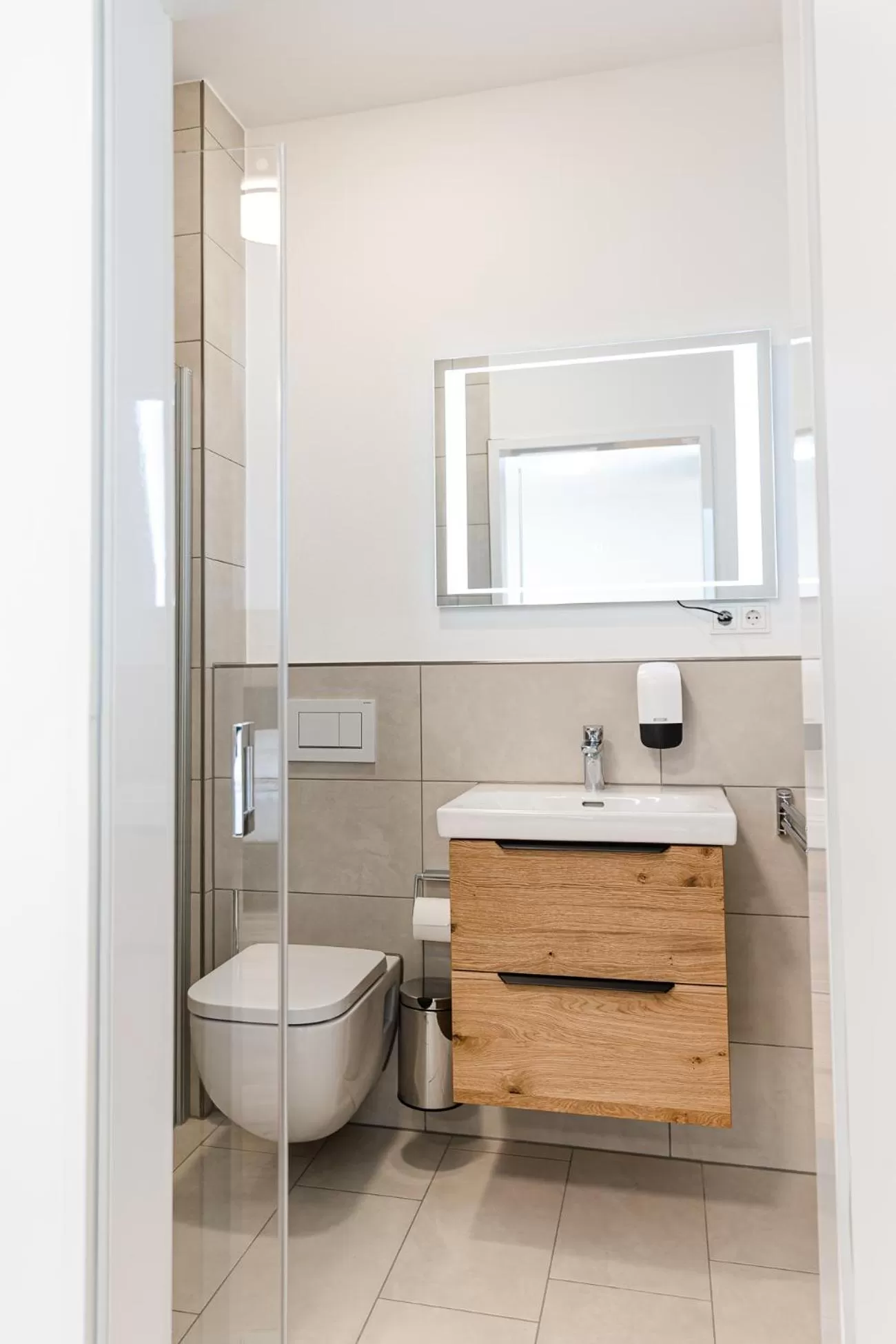 Bathroom in Boardinghouse Plattling