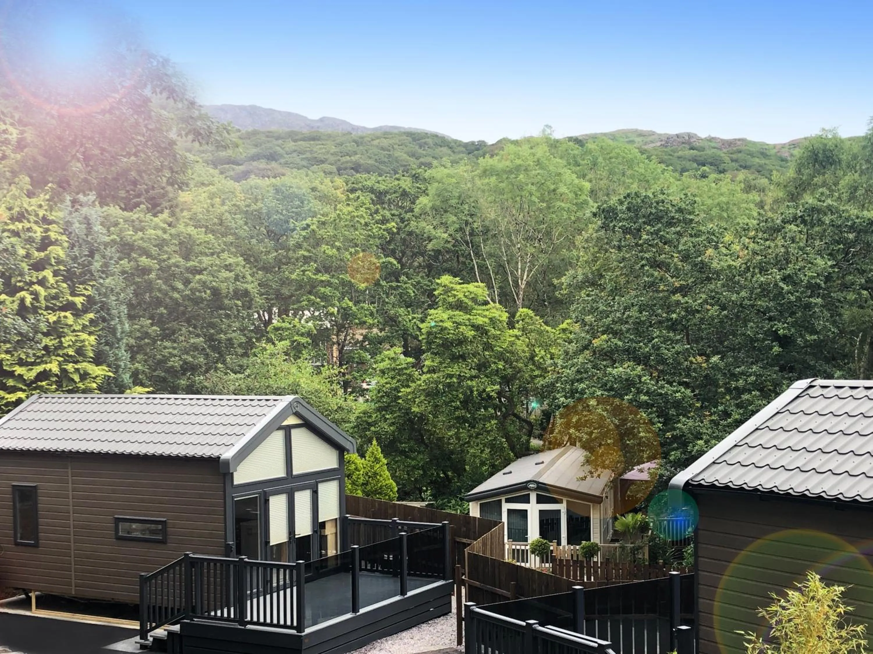 Mountain view in Aberdunant Hall