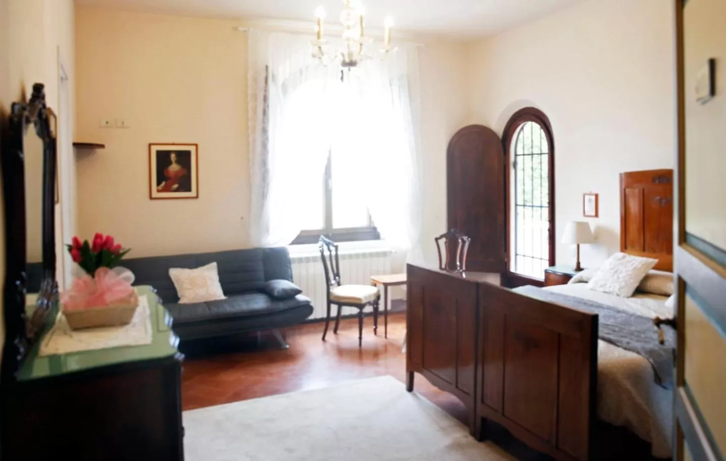 Bed in Villa Albertina