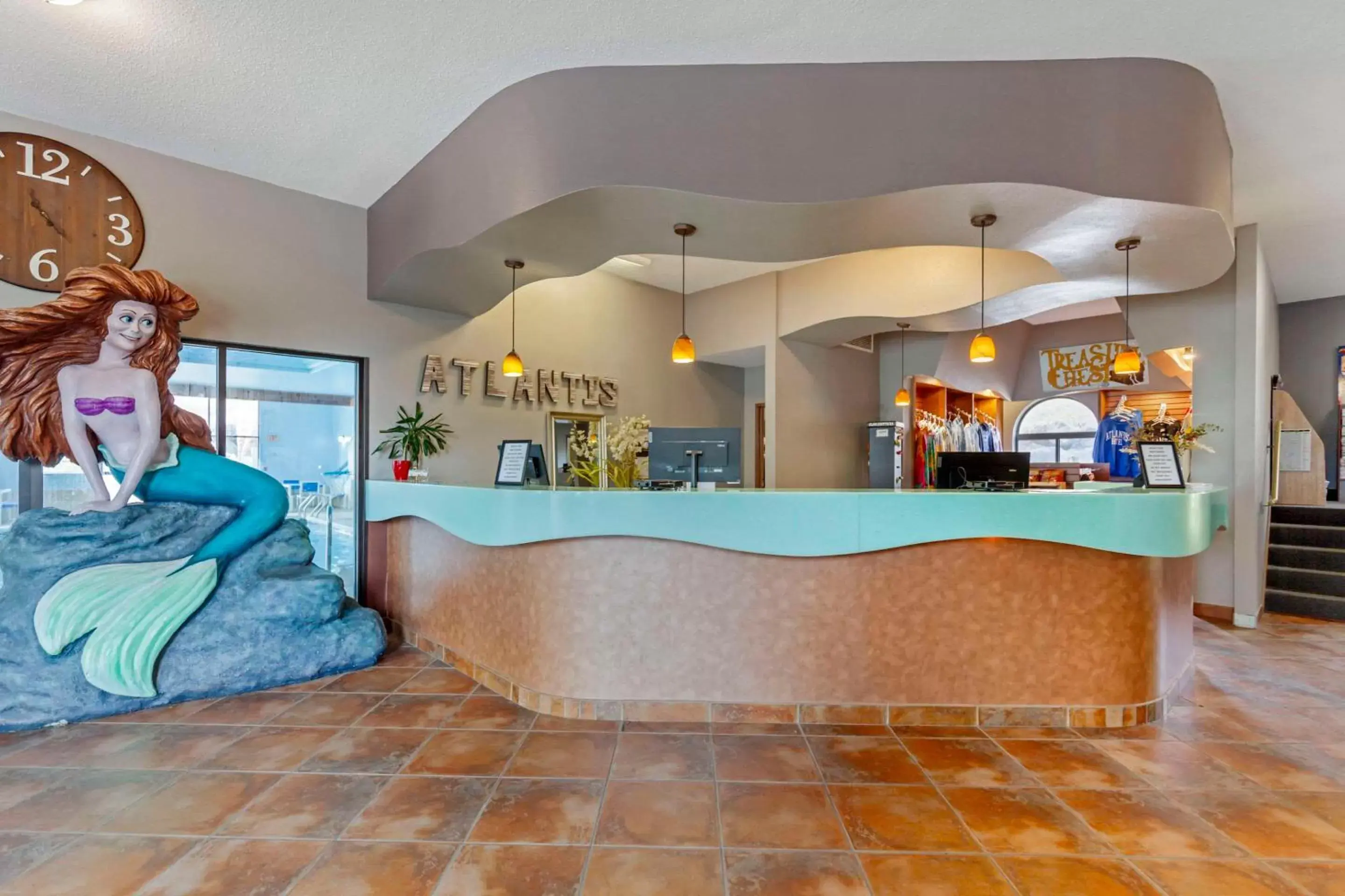 Lobby or reception in Atlantis Family Waterpark Hotel