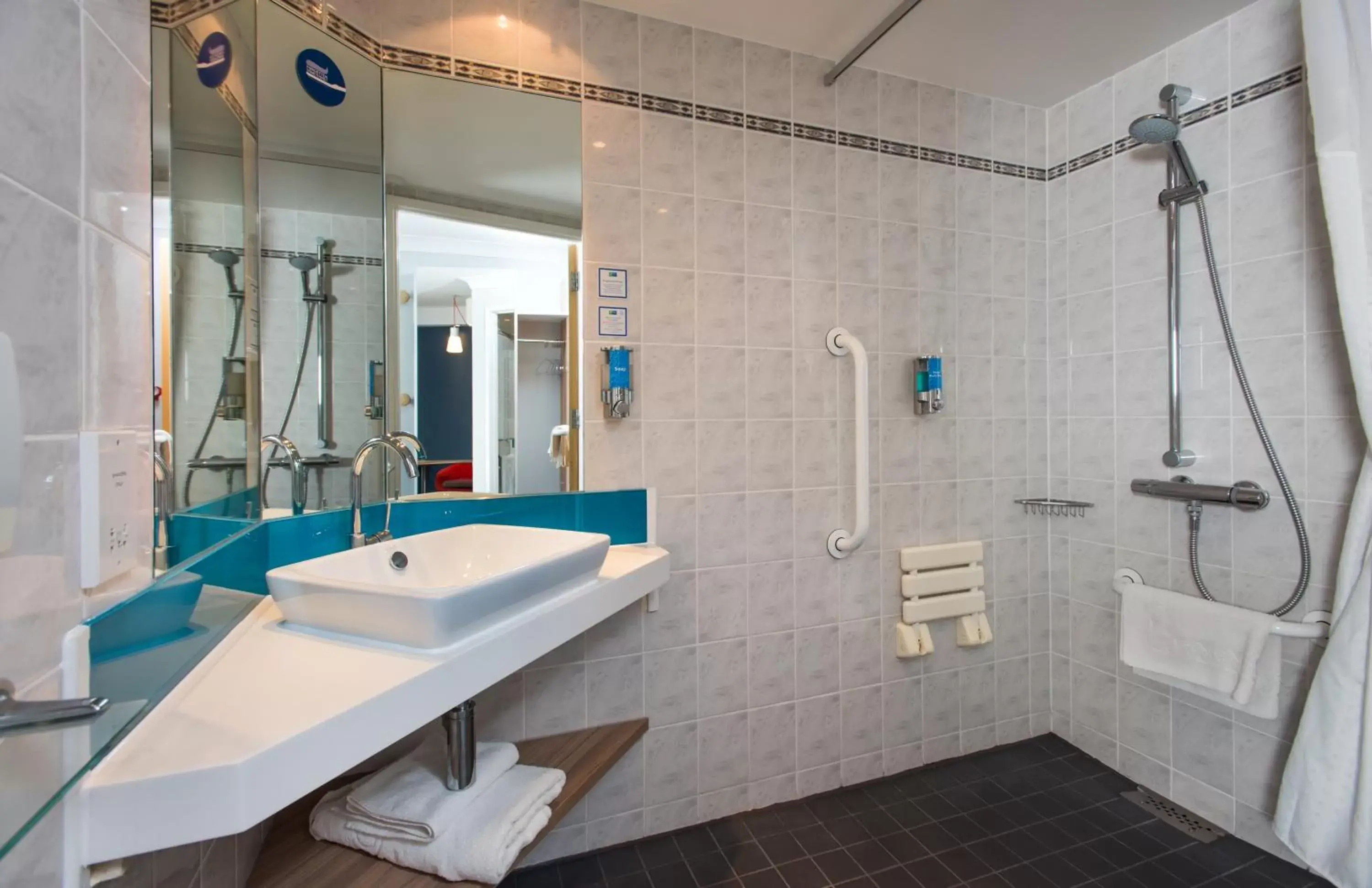 Bathroom in Holiday Inn Express Edinburgh - Leith Waterfront, an IHG Hotel
