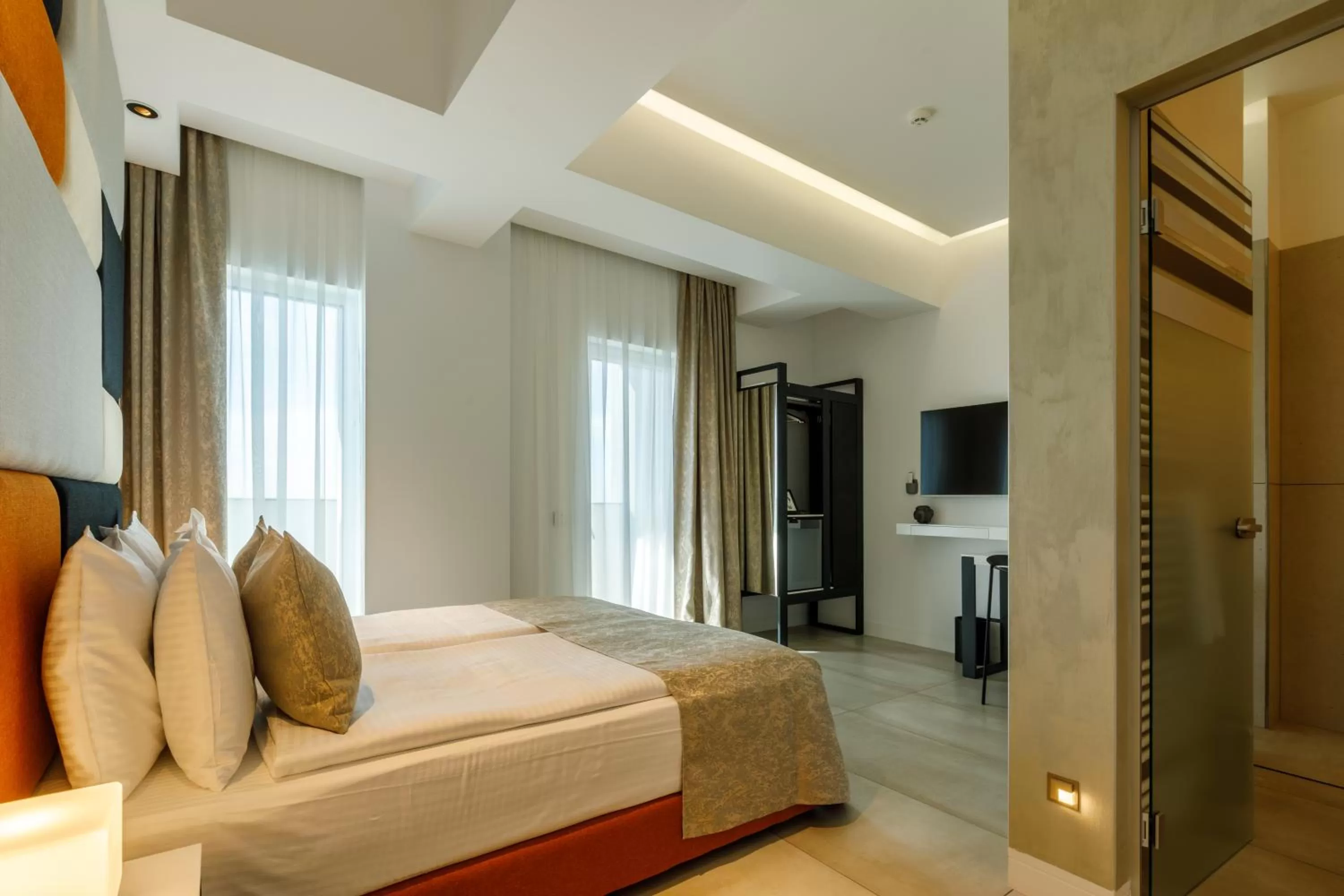 Bed in Mava Apartamente