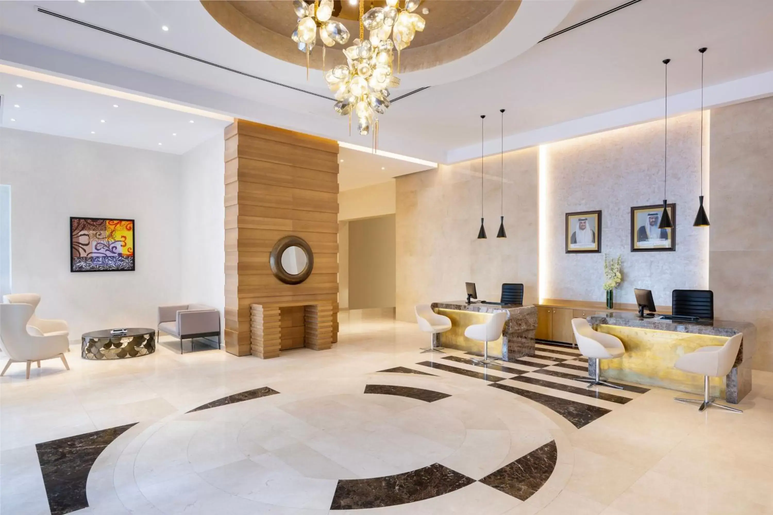 Lobby or reception in Marriott Executive Apartments City Center Doha