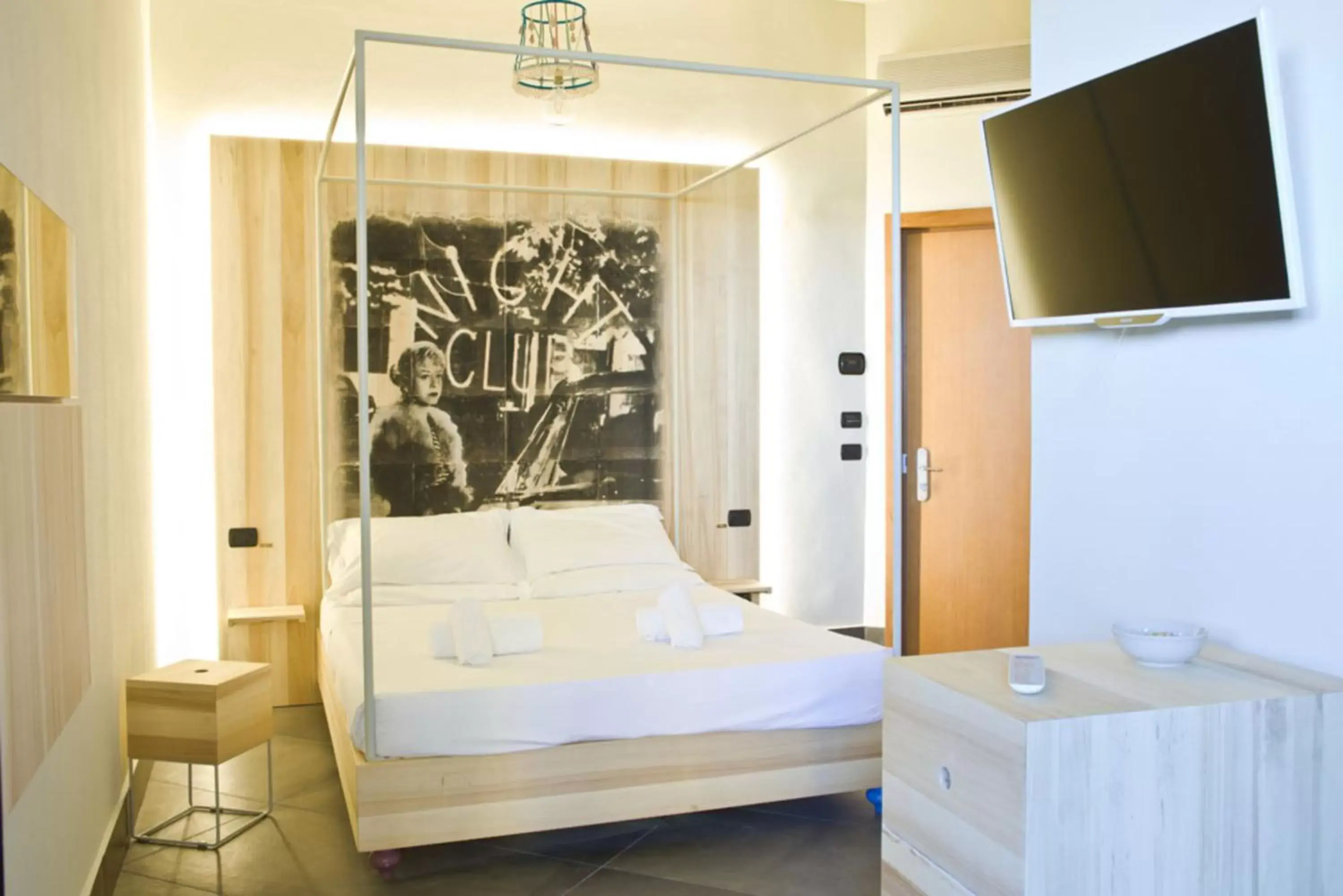 Bedroom, Bed in Hotel Corallo Rimini