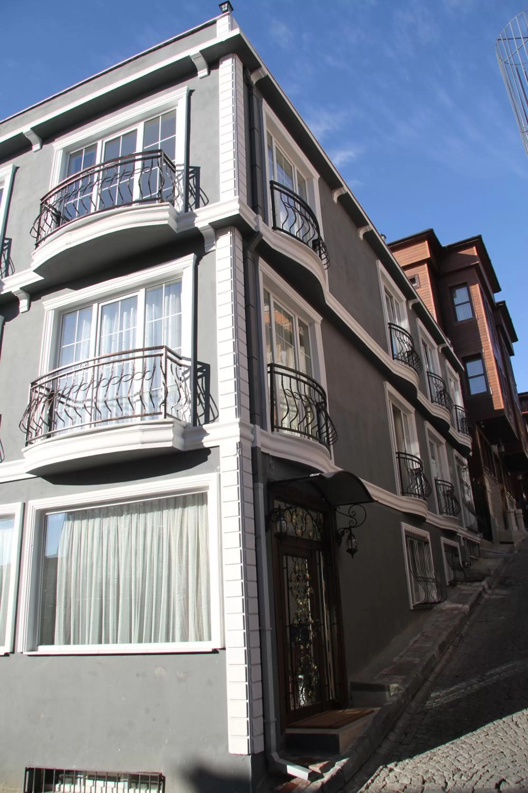 Facade/entrance in Basileus Hotel