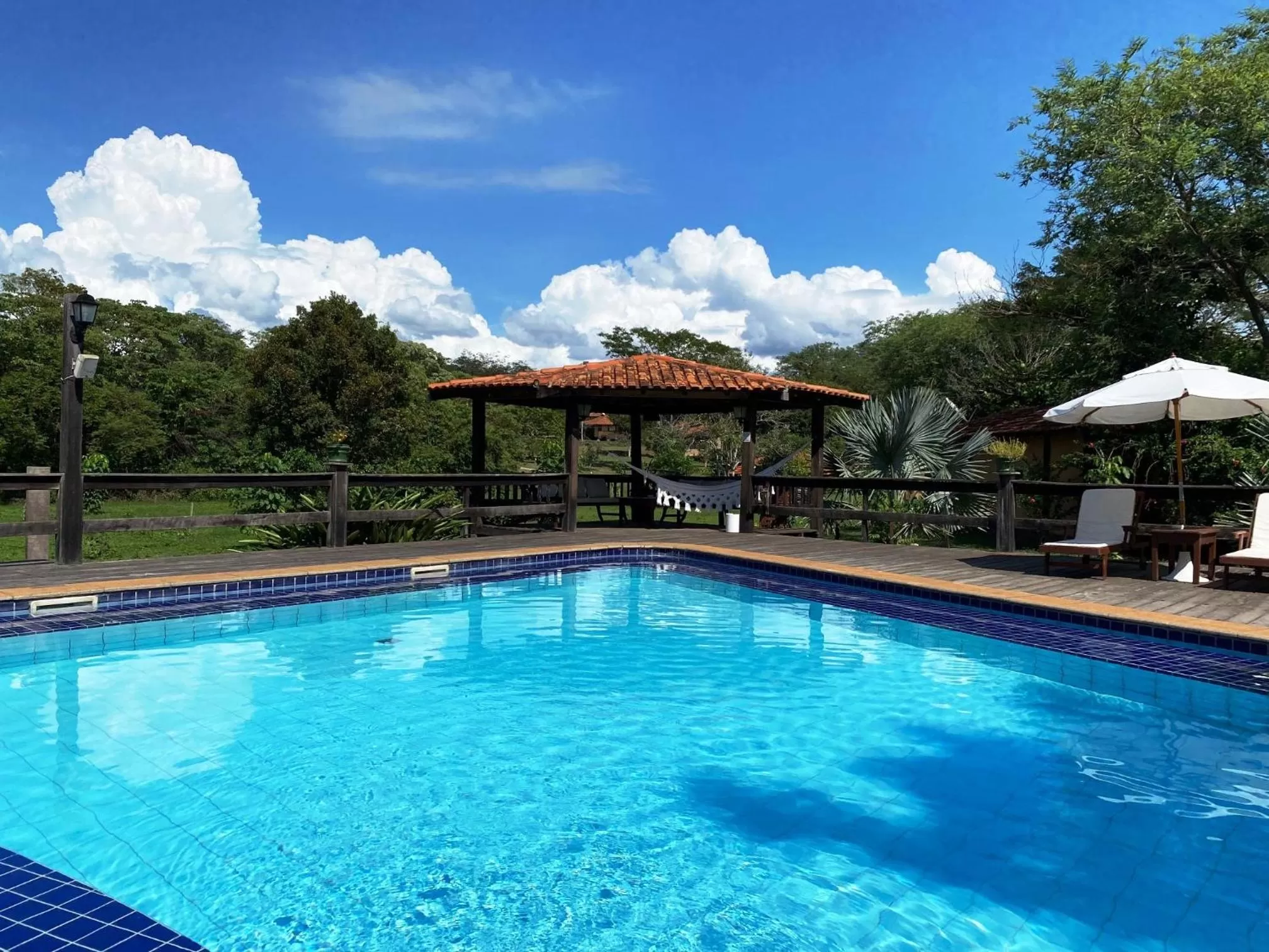 Pool view in Hotel Santa Esmeralda