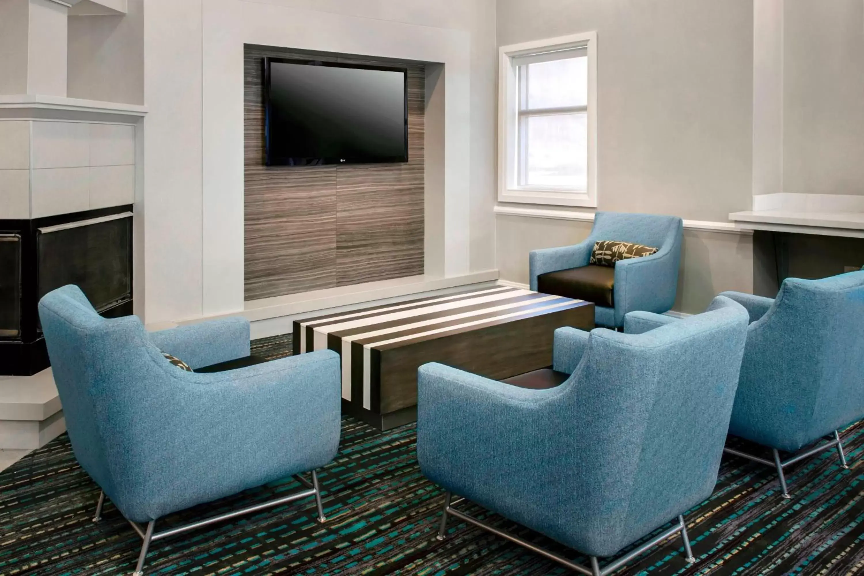 Lobby or reception, Seating Area in Residence Inn by Marriott Newark Elizabeth/Liberty International Airport