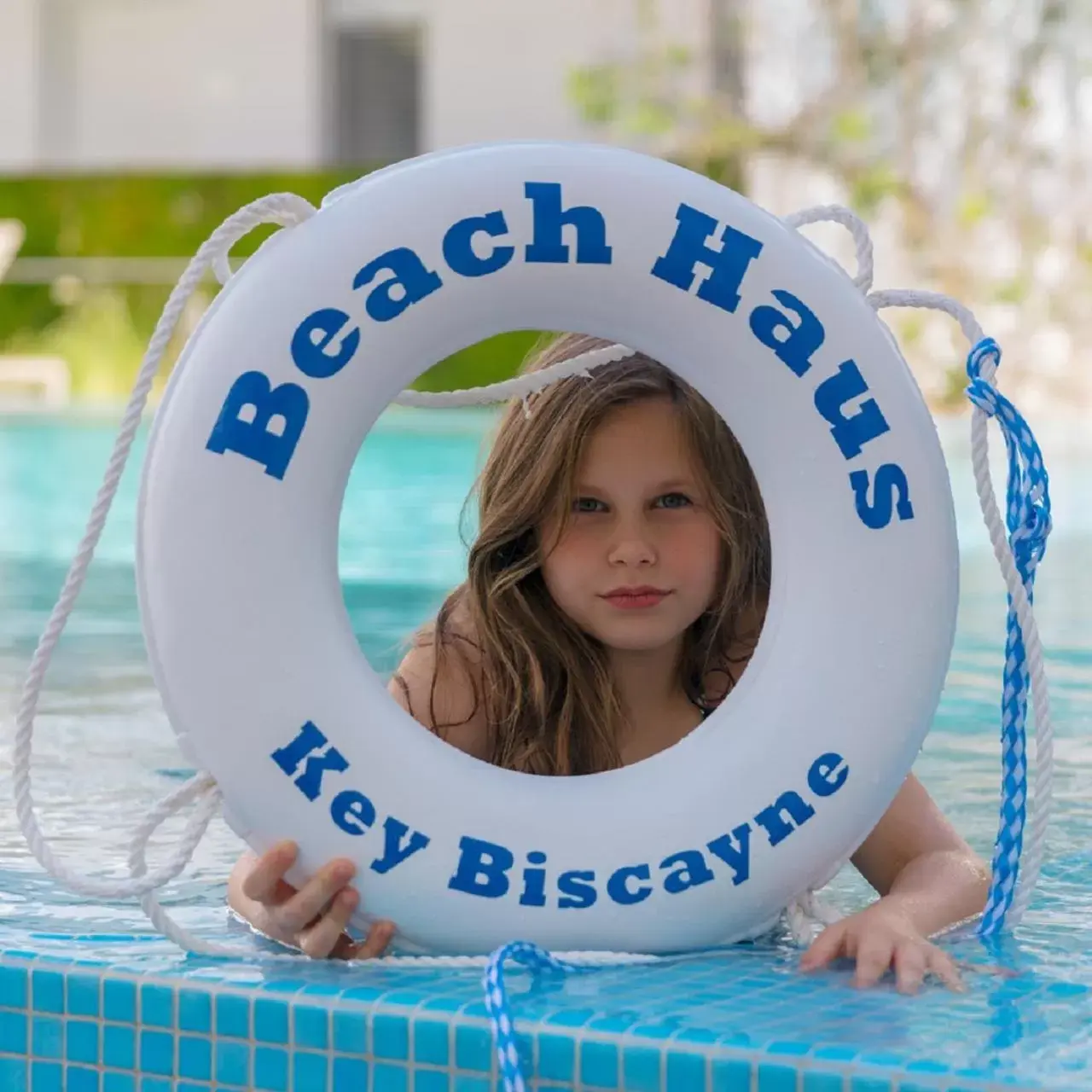 Swimming pool, Children in Beach Haus Key Biscayne Contemporary Apartments