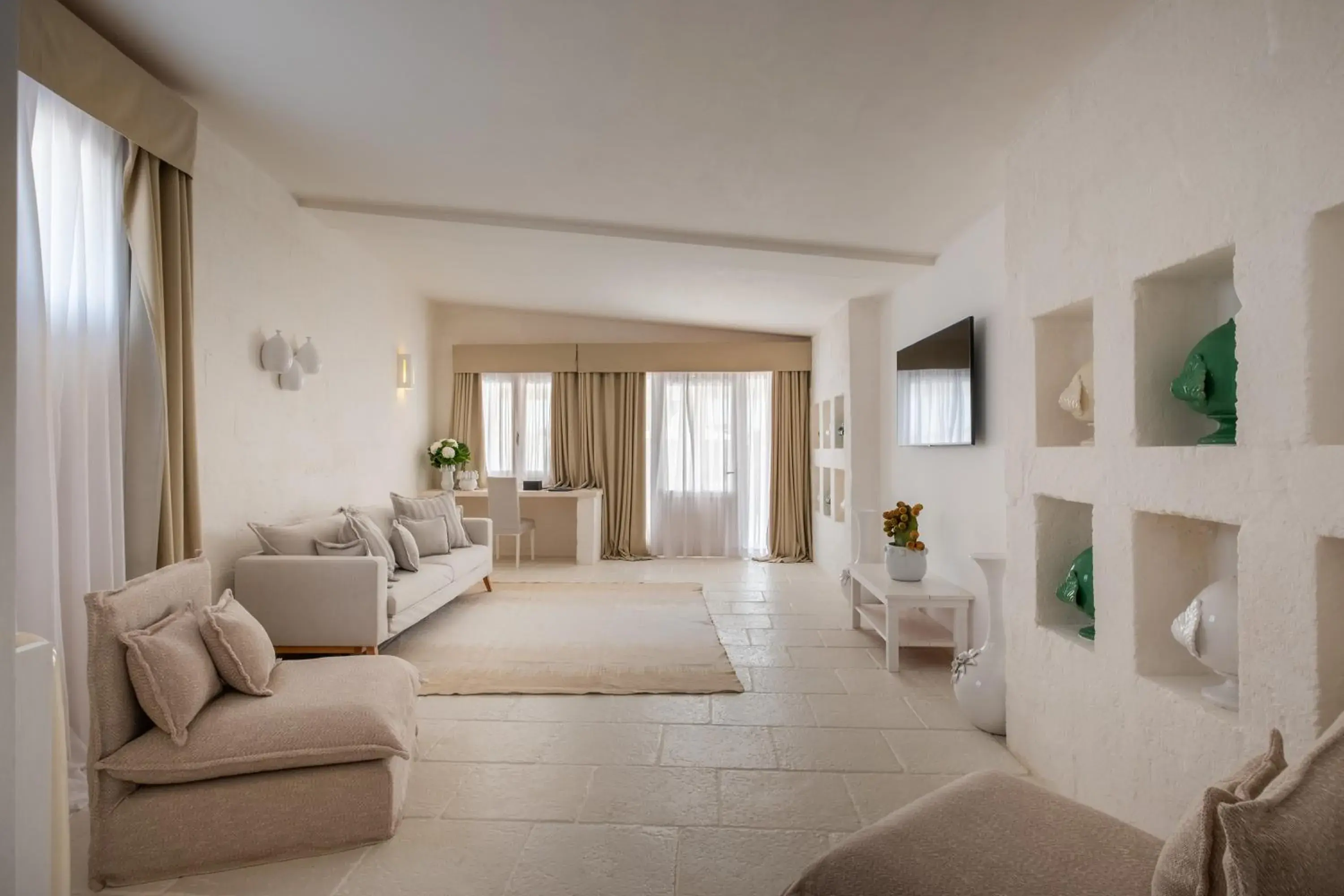 View (from property/room), Seating Area in Baglioni Masseria Muzza