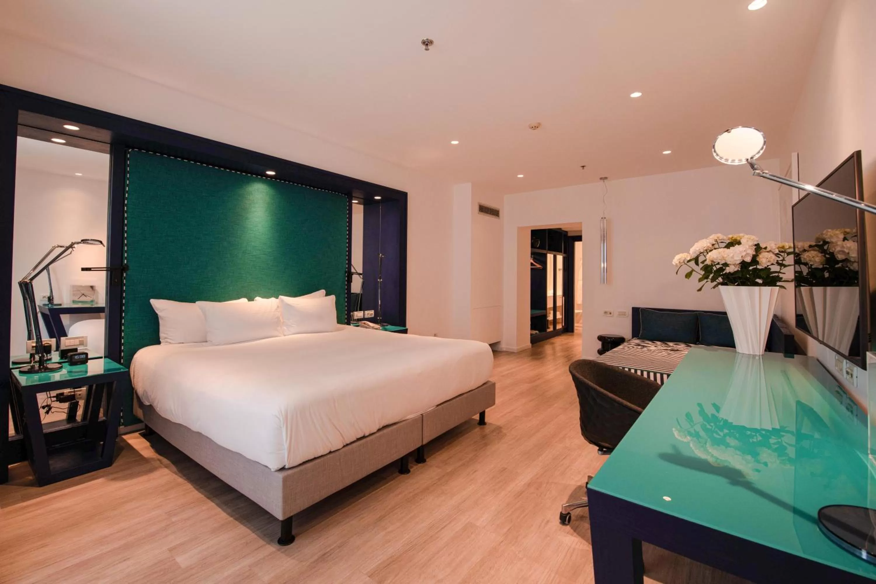 Bed in Hilton Sorrento Palace