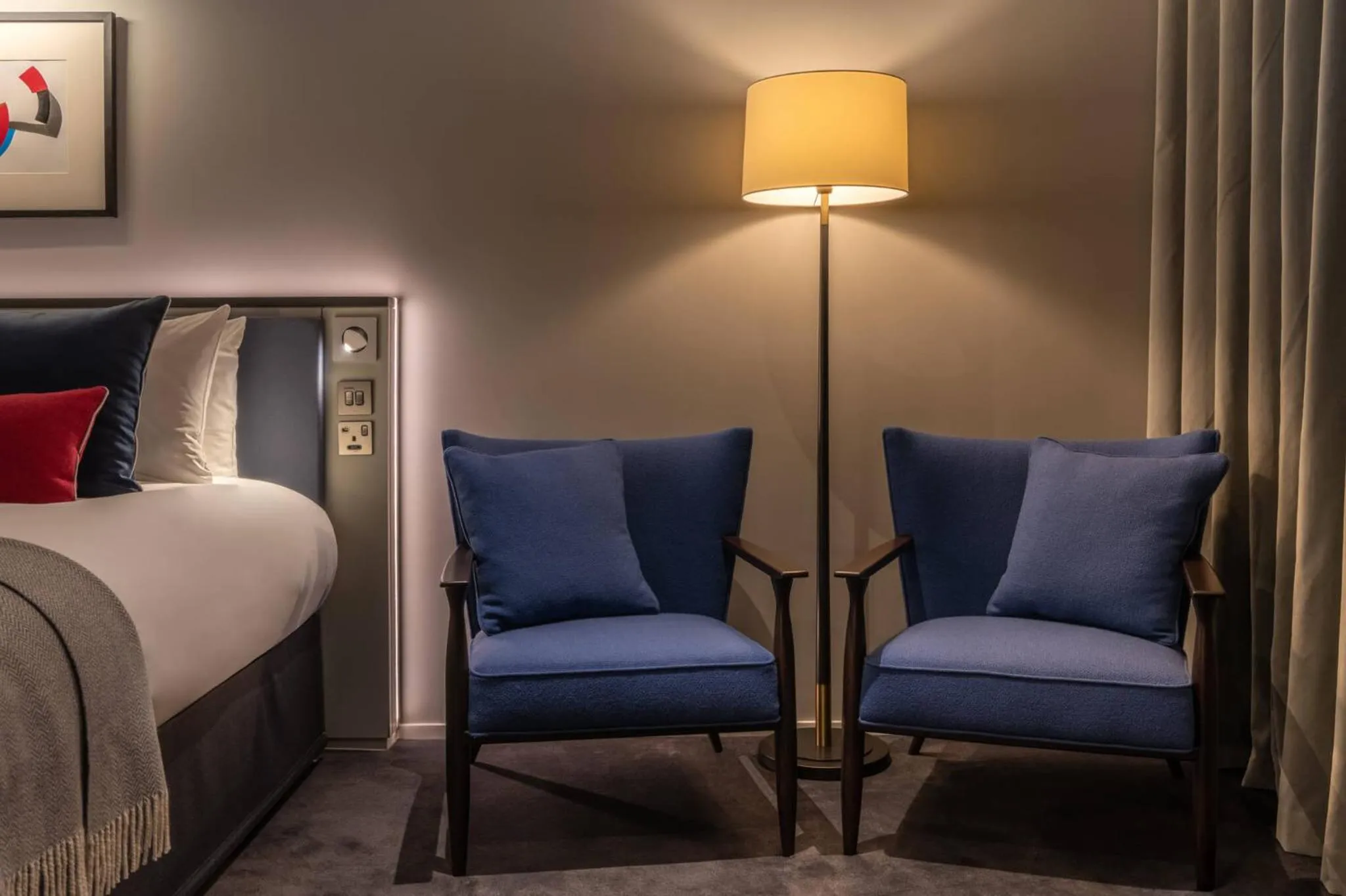 Seating area, Bed in The Resident Covent Garden