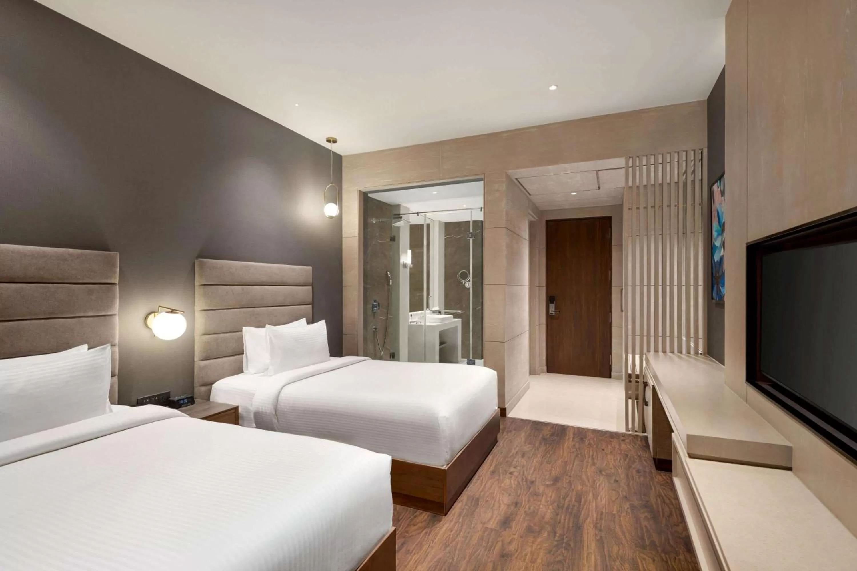 Photo of the whole room, Bed in Wyndham Chandigarh Mohali