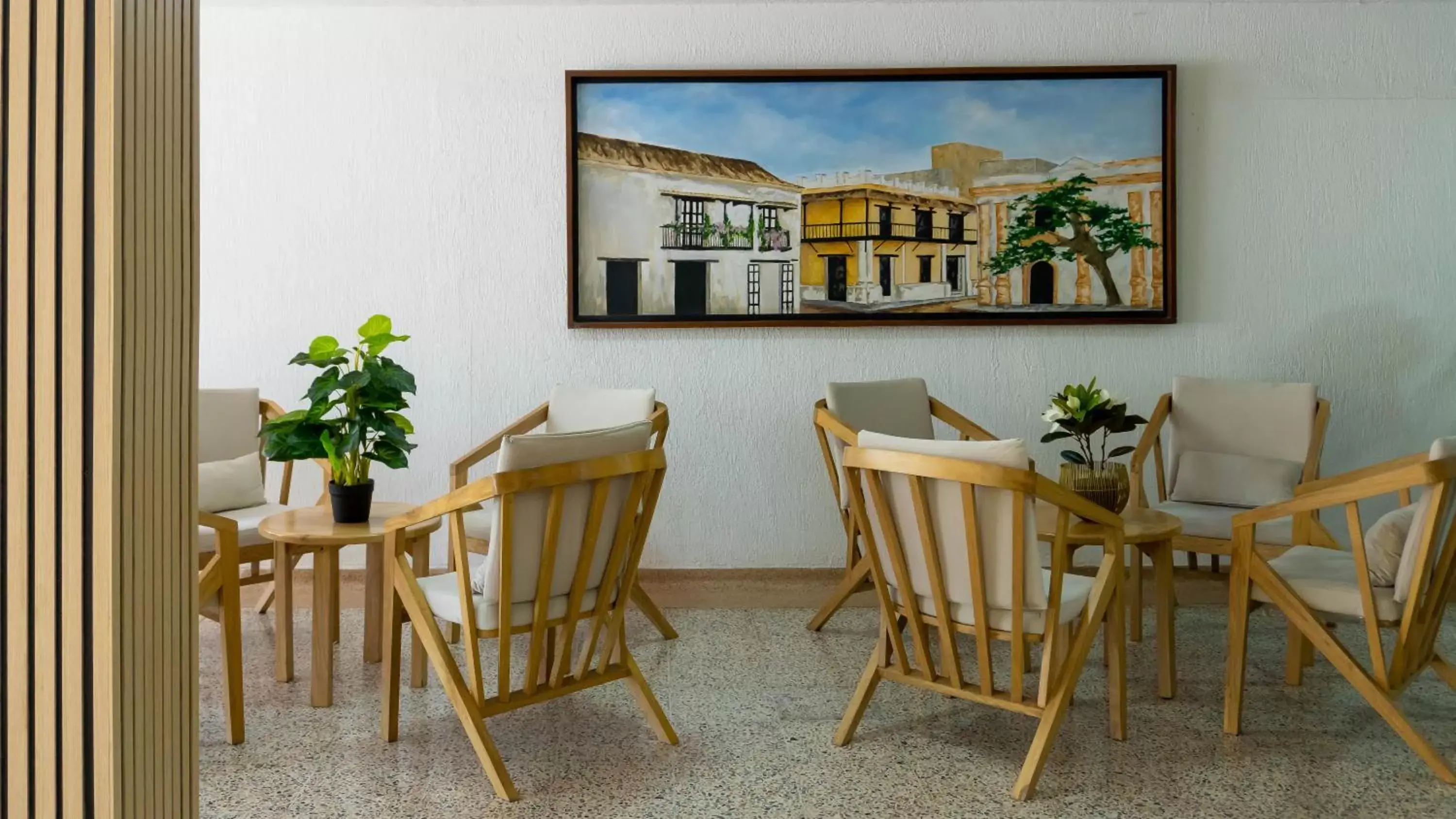 Lobby or reception, Restaurant/Places to Eat in Hotel Arhuaco