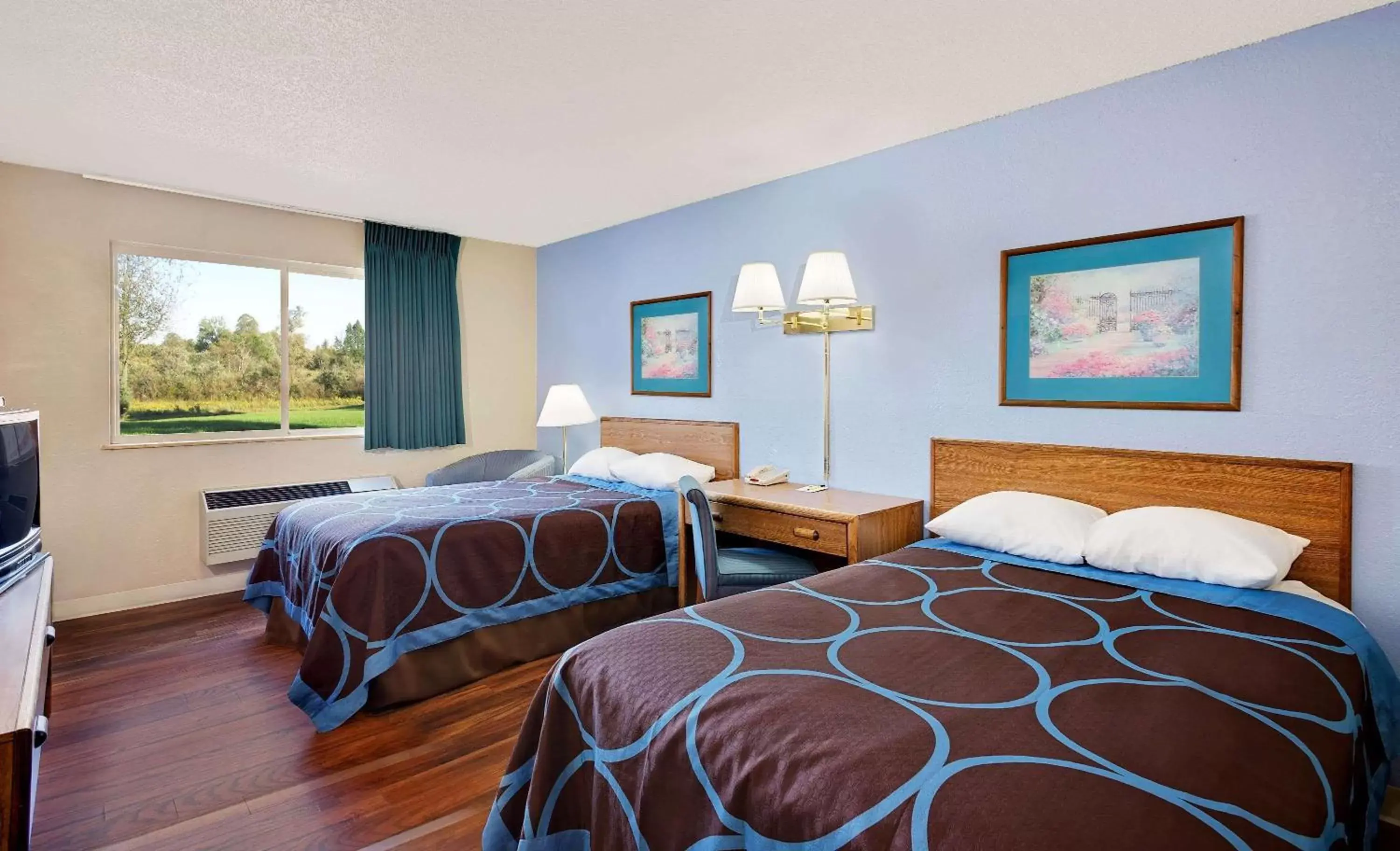 Photo of the whole room, Bed in Super 8 by Wyndham Newburgh/West Point Stewart Intl Airport