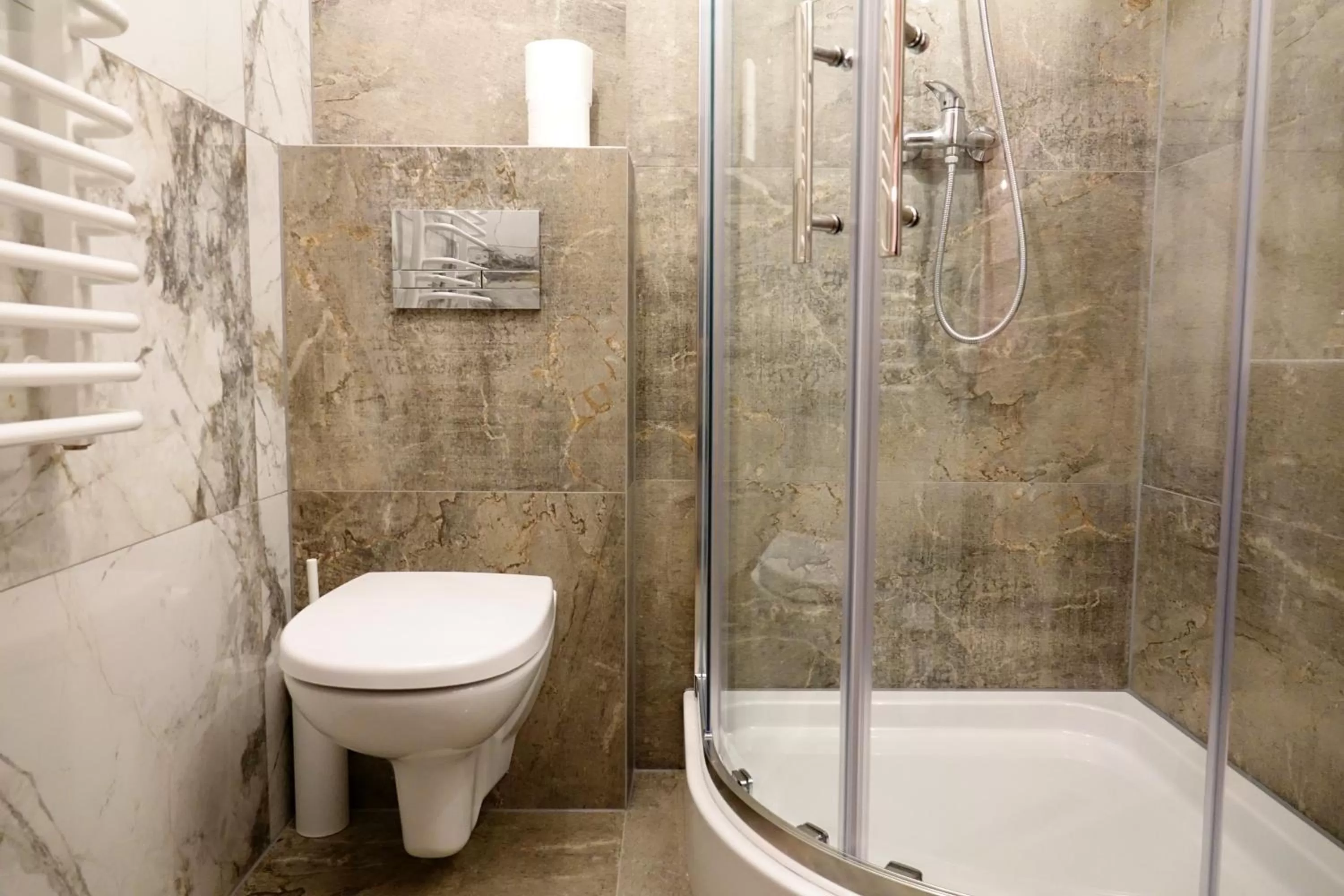 Bathroom in Zajazd Białczański Dom Wypoczynkowy Restauracja