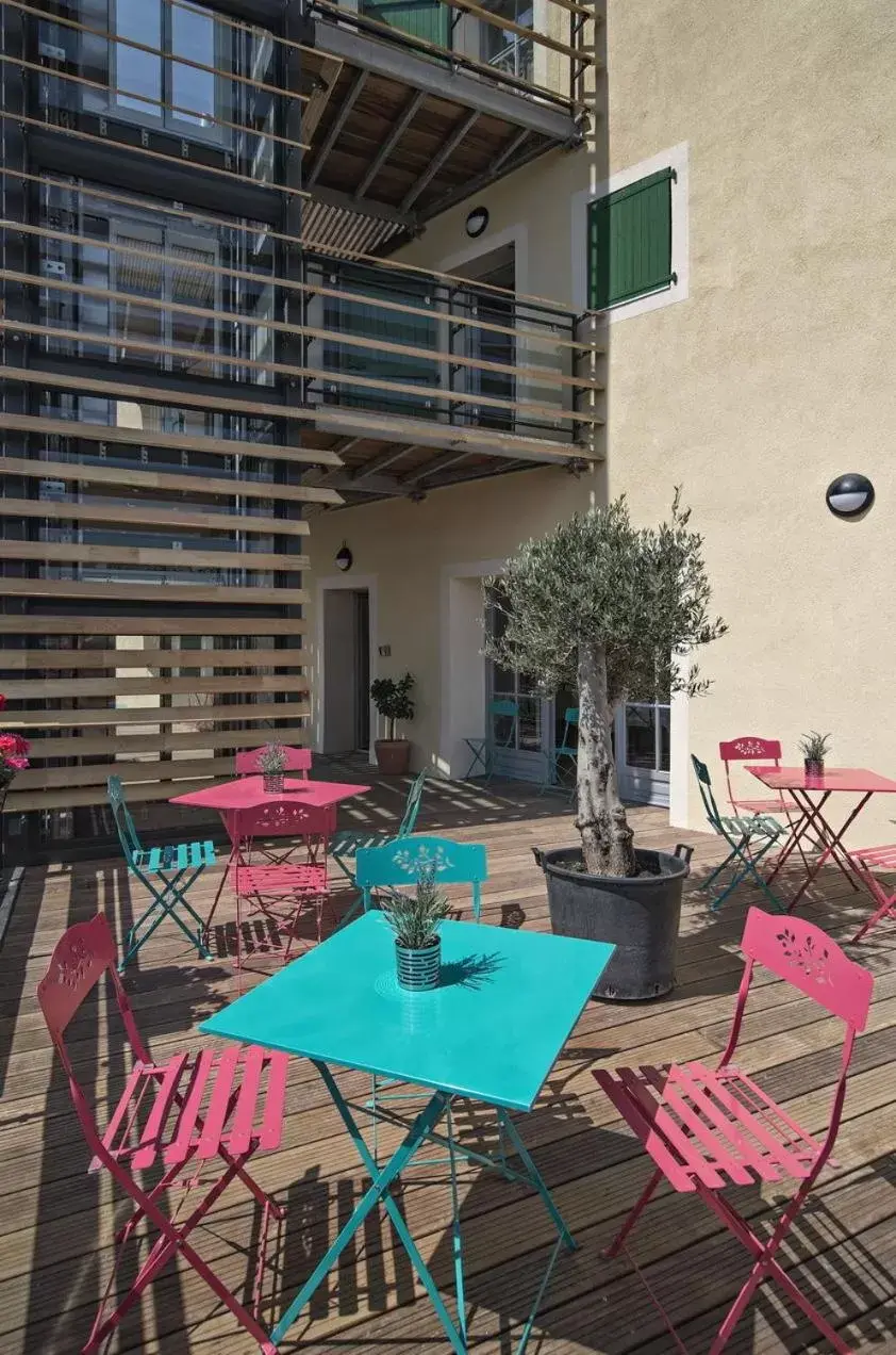 Balcony/Terrace in Hotel Galilee