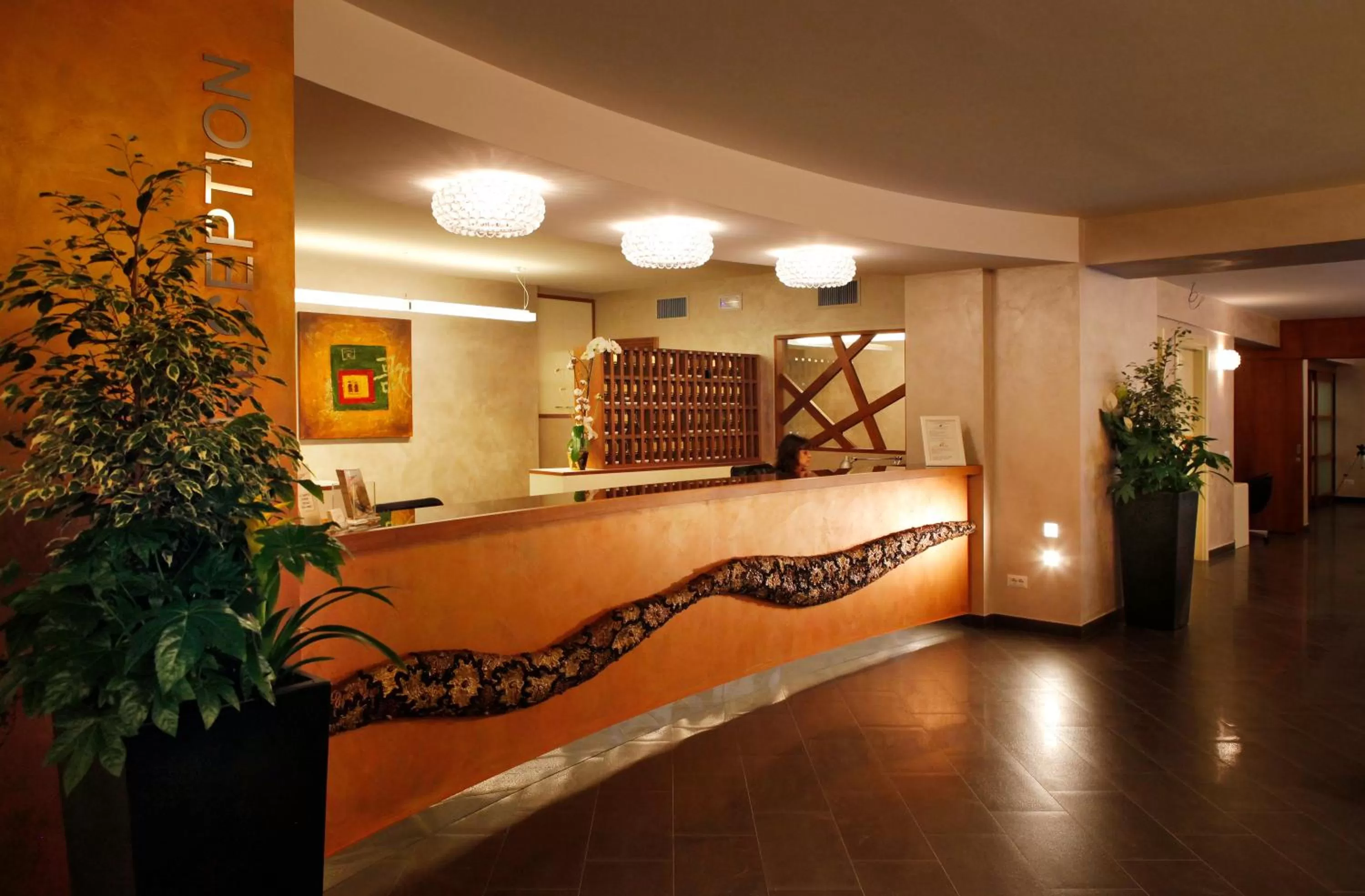Lobby or reception in Hotel Monte Rosa