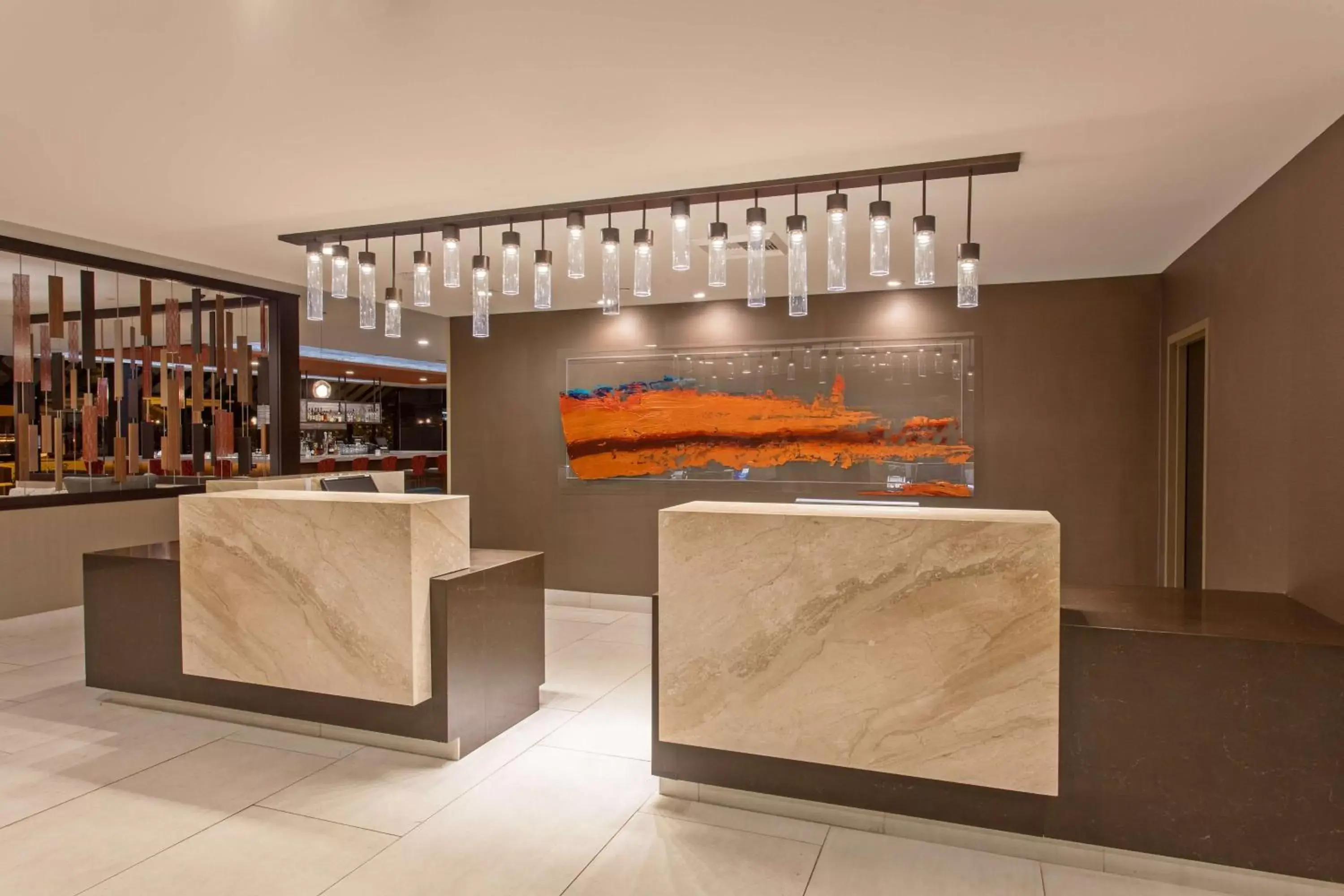 Lounge or bar, Lobby/Reception in DoubleTree by Hilton San Bernardino