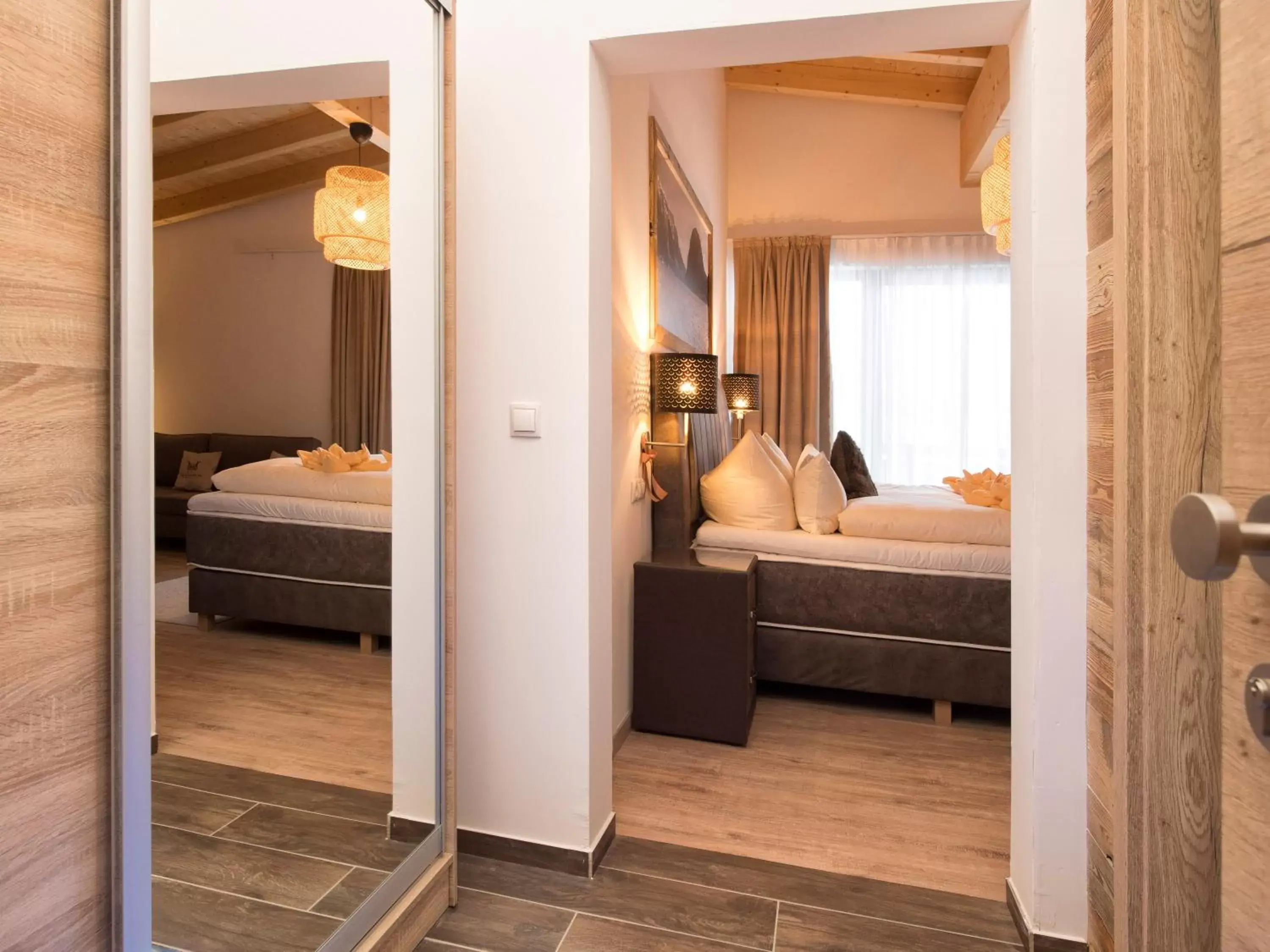 Bedroom, Bathroom in Hotel Alpennest