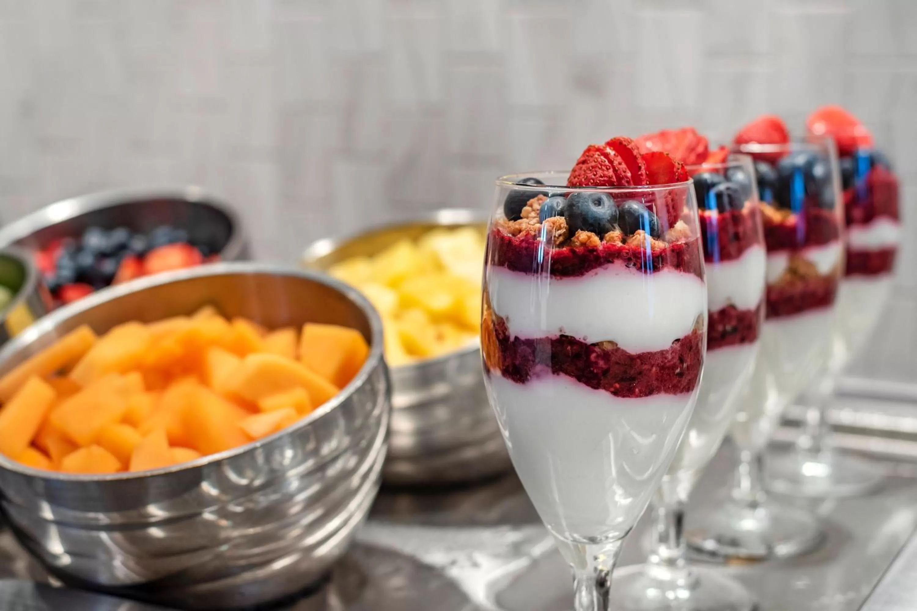 Breakfast in Sheraton Suites Wilmington Downtown