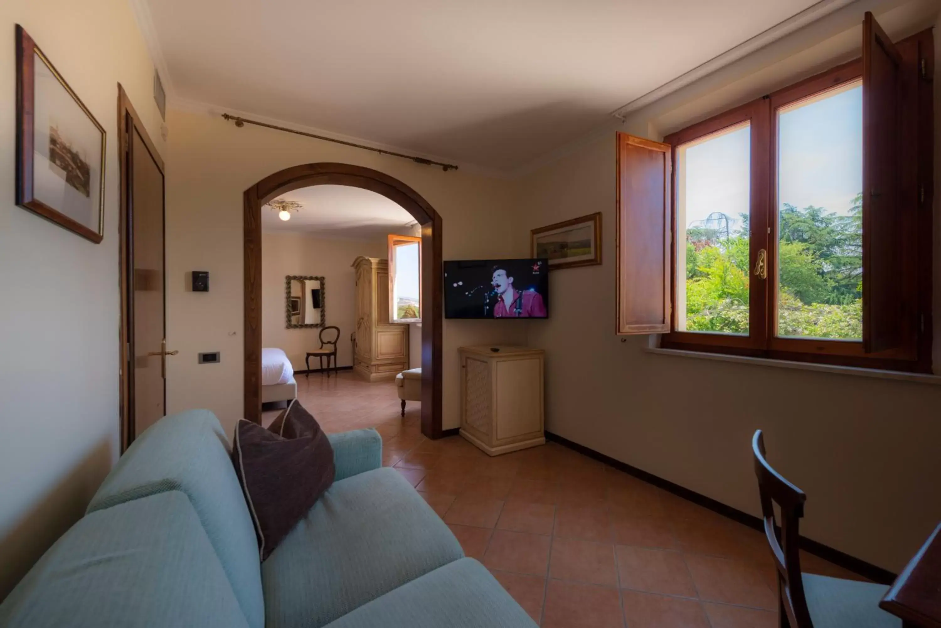 Living room, Seating Area in Villa Scacciapensieri Boutique Hotel