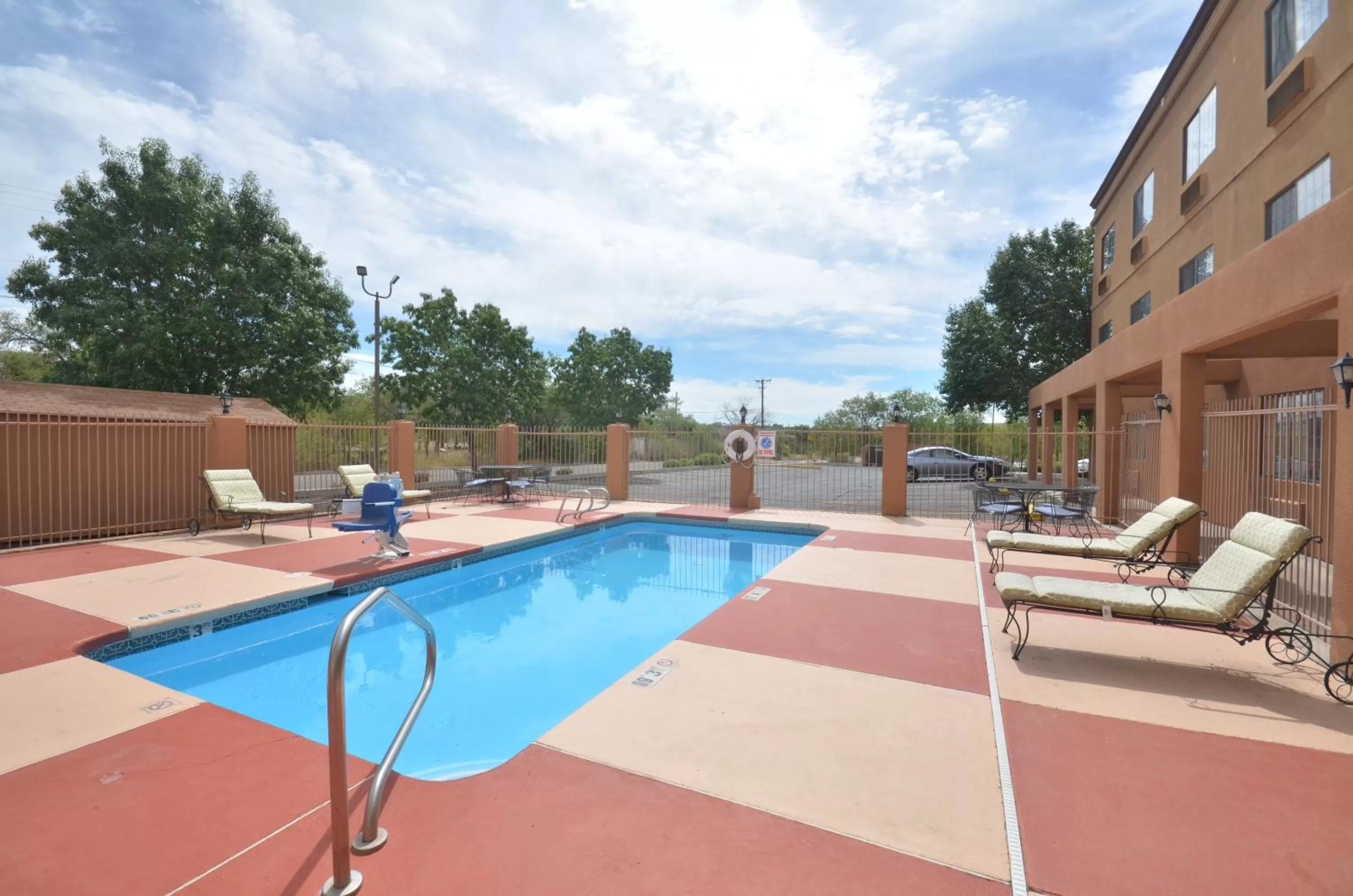 Pool view in Ramada by Wyndham Santa Fe