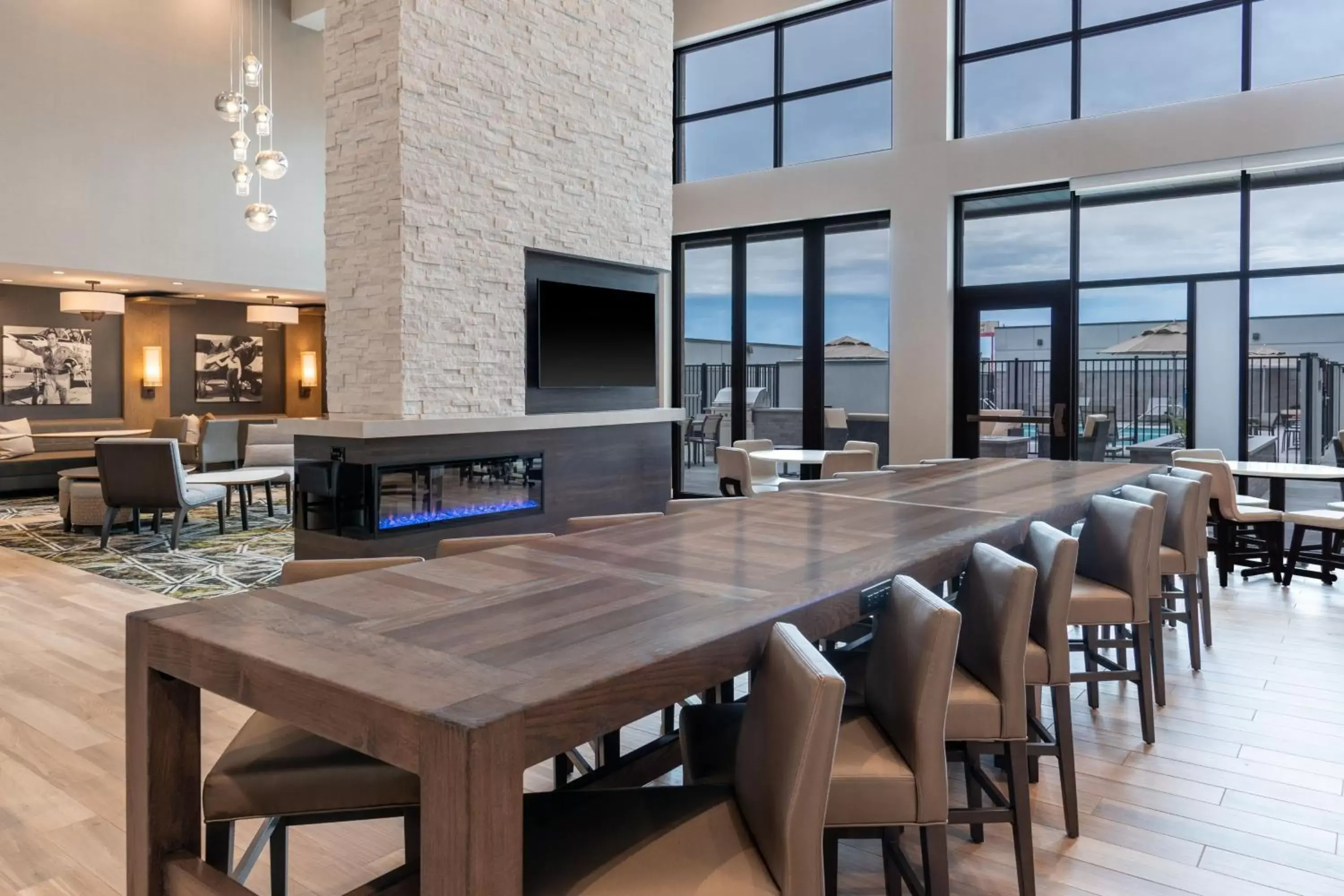 Lobby or reception, Restaurant/Places to Eat in Residence Inn by Marriott Lancaster Palmdale