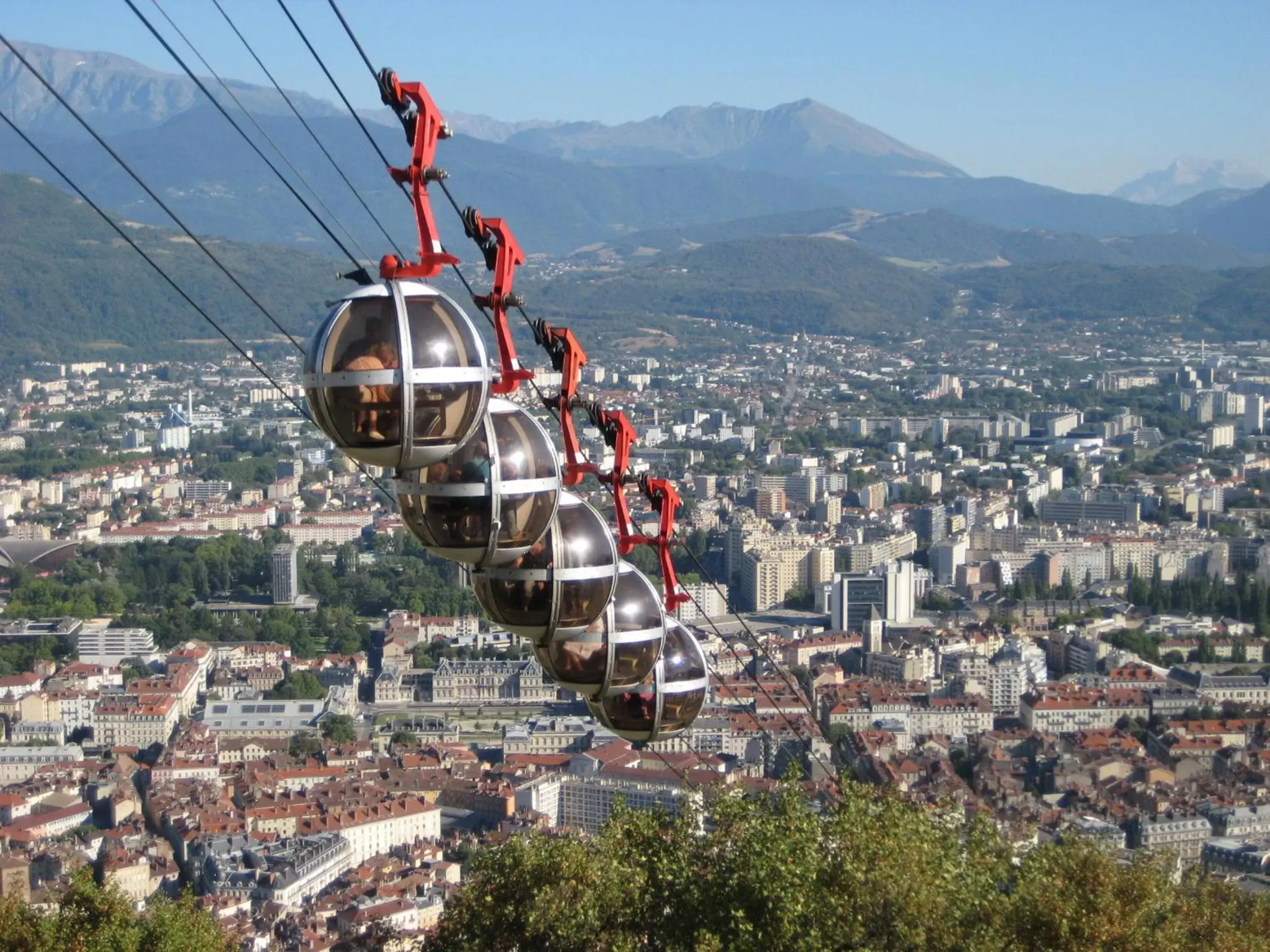 City view in ibis Grenoble Université