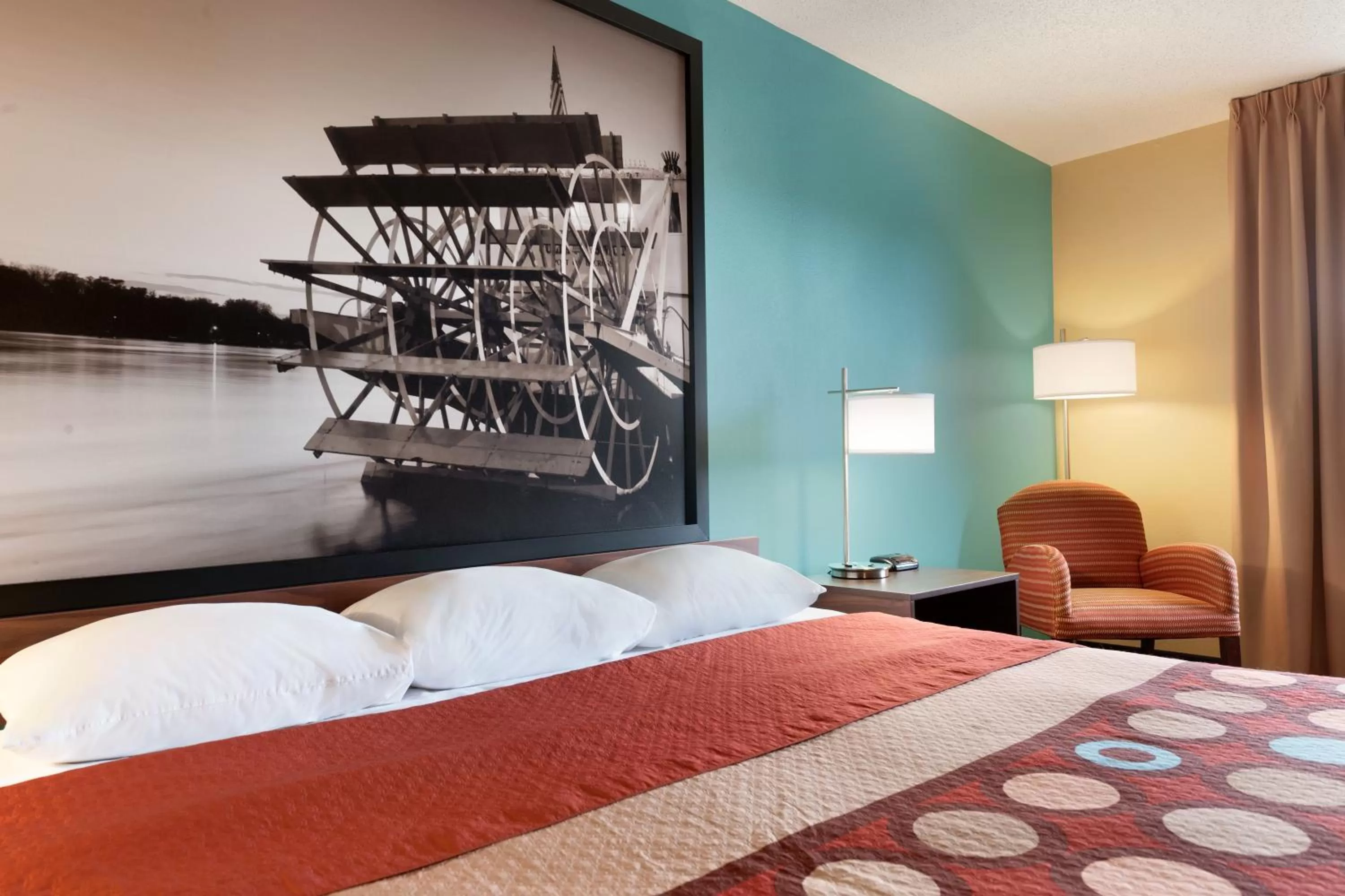 Bed in Super 8 by Wyndham Peoria