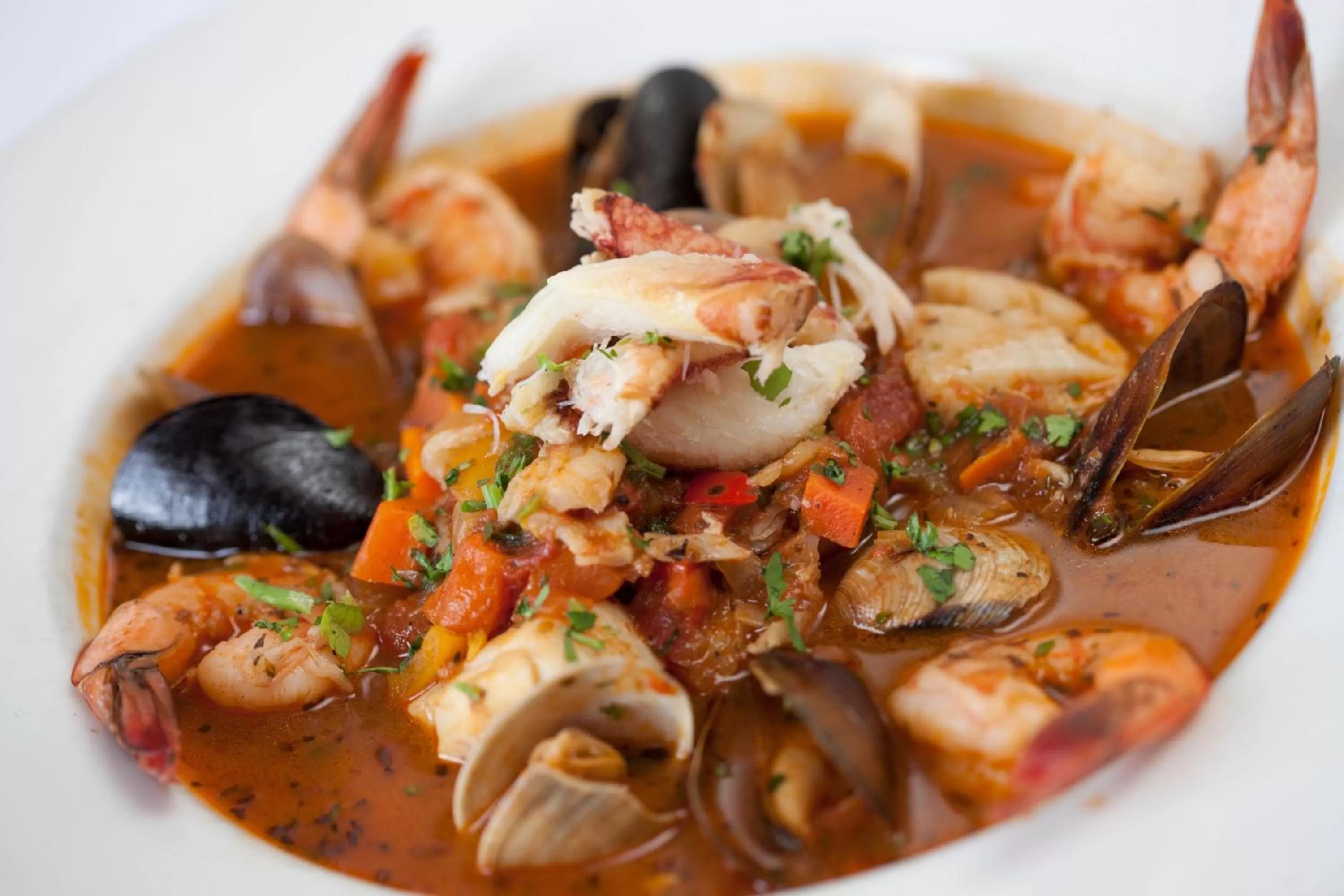 Food close-up in Delta King Hotel