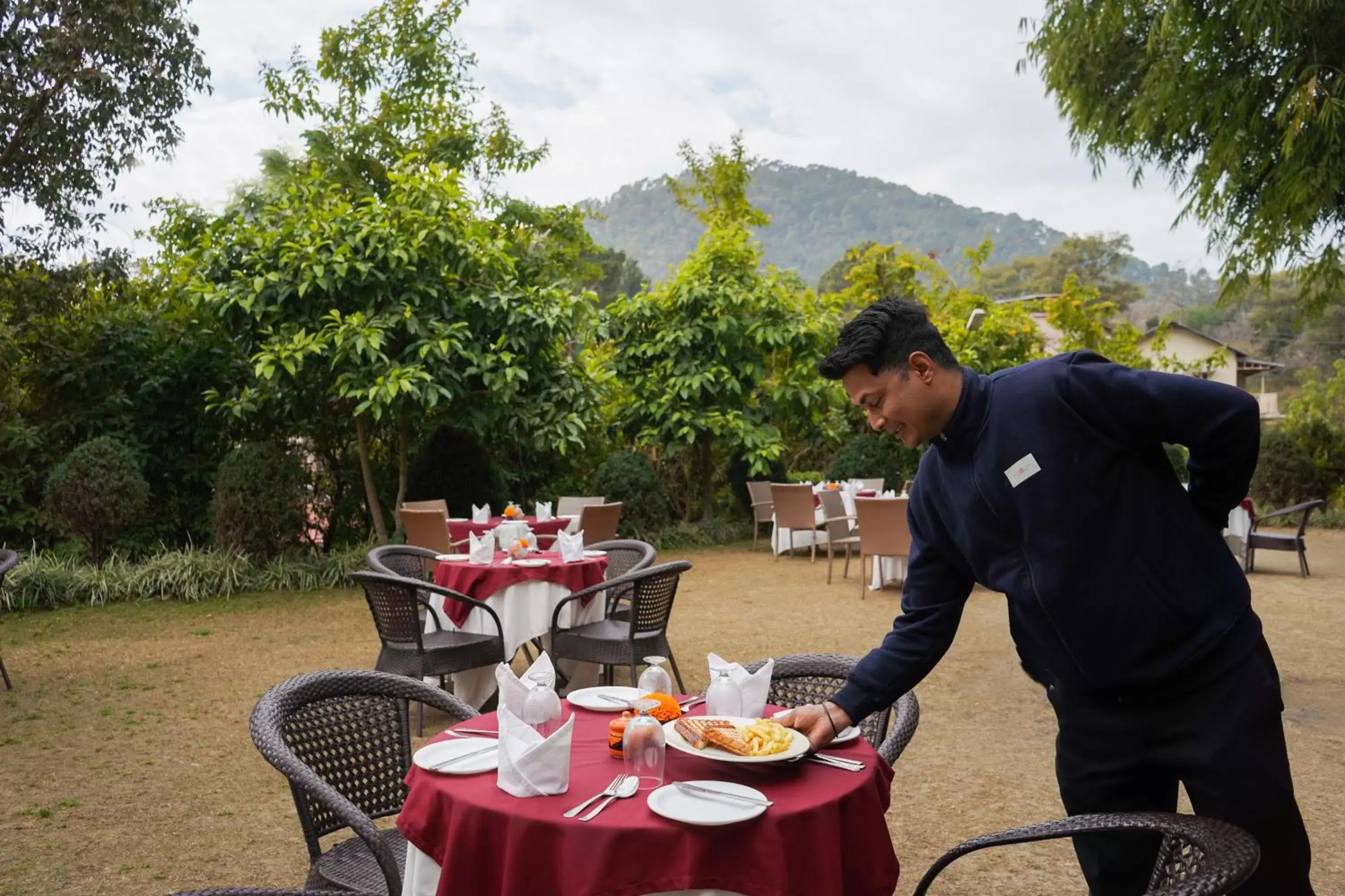 Breakfast in Country Inn Nature Resort Bhimtal