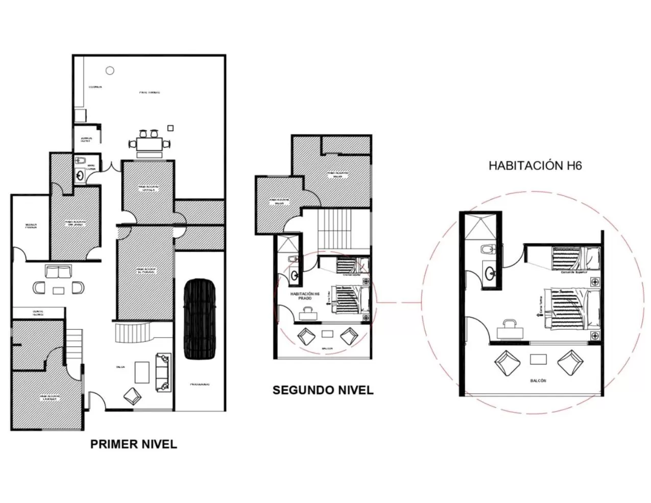 Floor plan in Casa Medallo