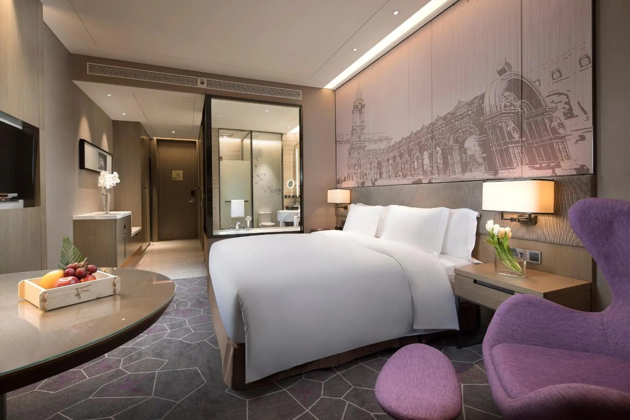 Bedroom in Crowne Plaza Harbin Songbei, an IHG Hotel