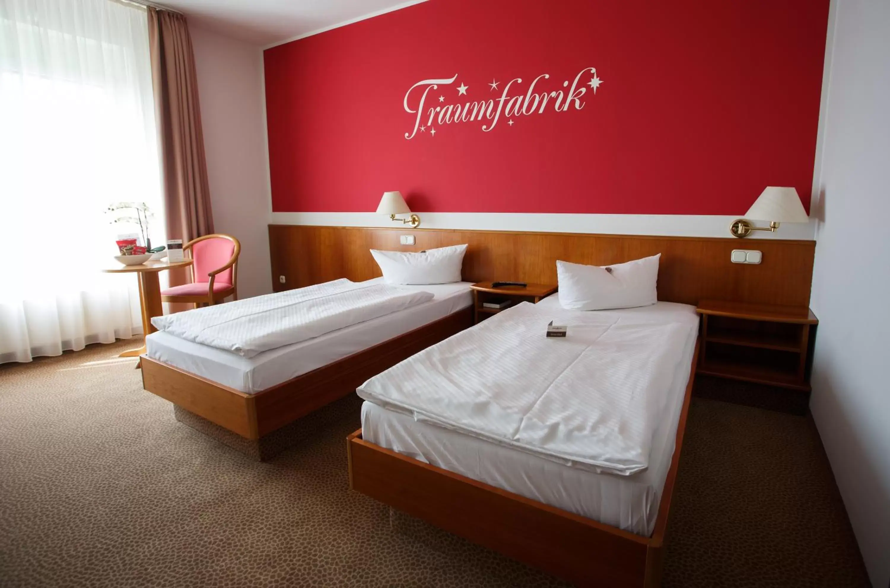 Bed in Hotel Sportwelt Radeberg