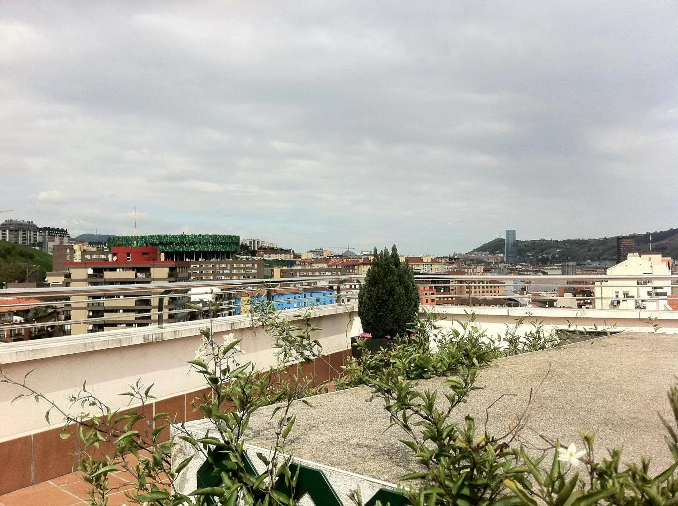 Balcony/Terrace in Bilbao Apartamentos Atxuri