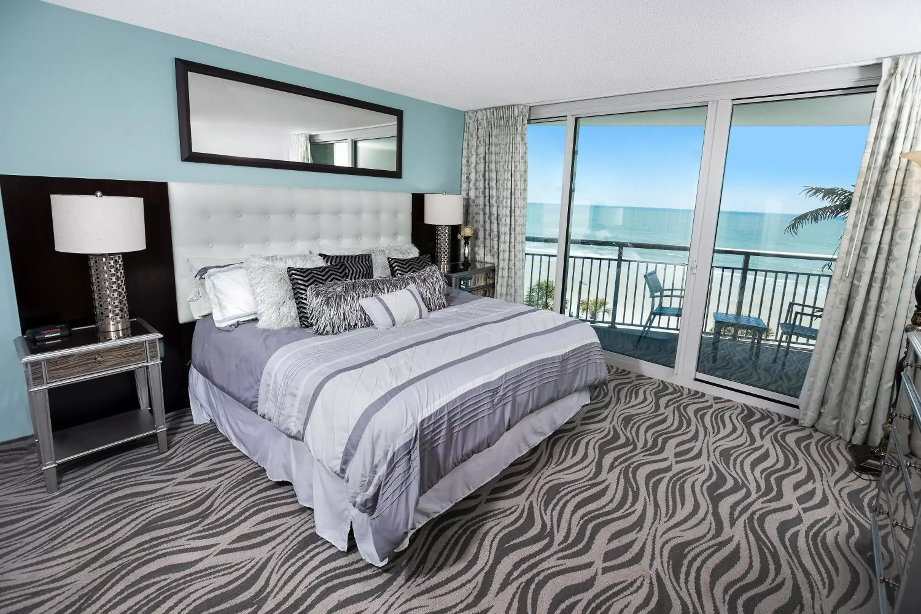 Bedroom in Beach Vacation Condos South