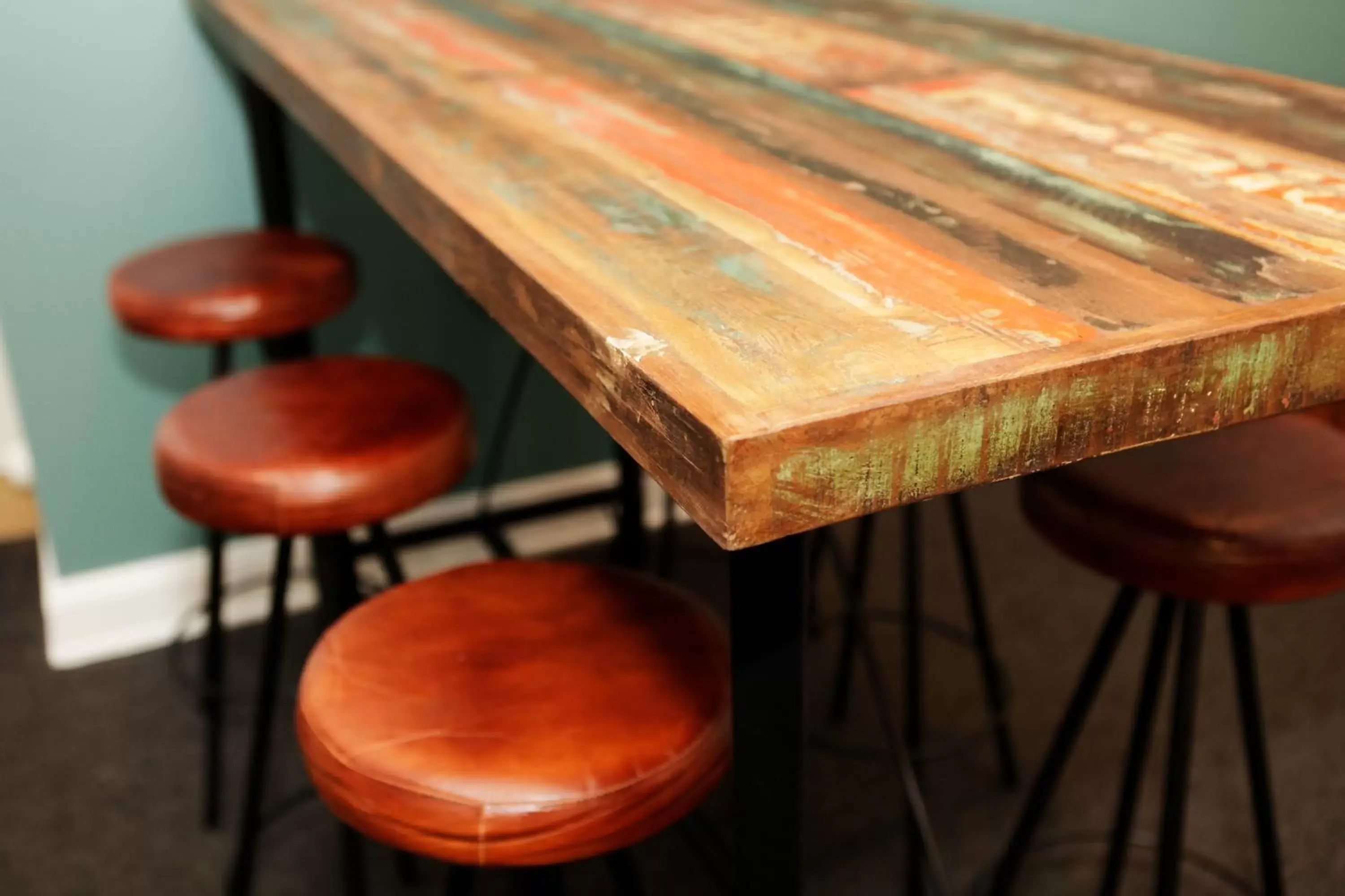 Seating area in City Backpackers Hostel