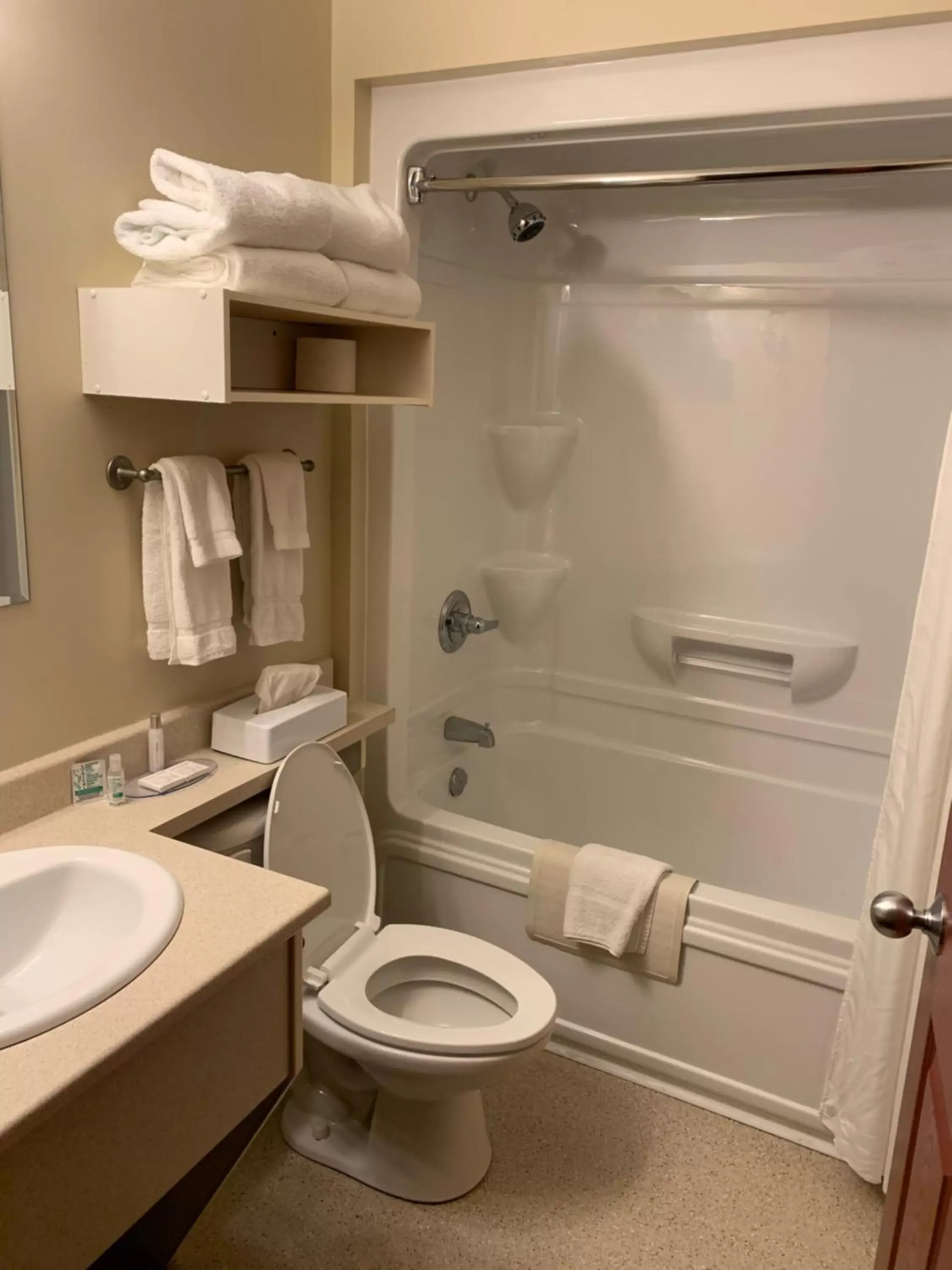 Shower, Bathroom in Travelodge by Wyndham Fredericton