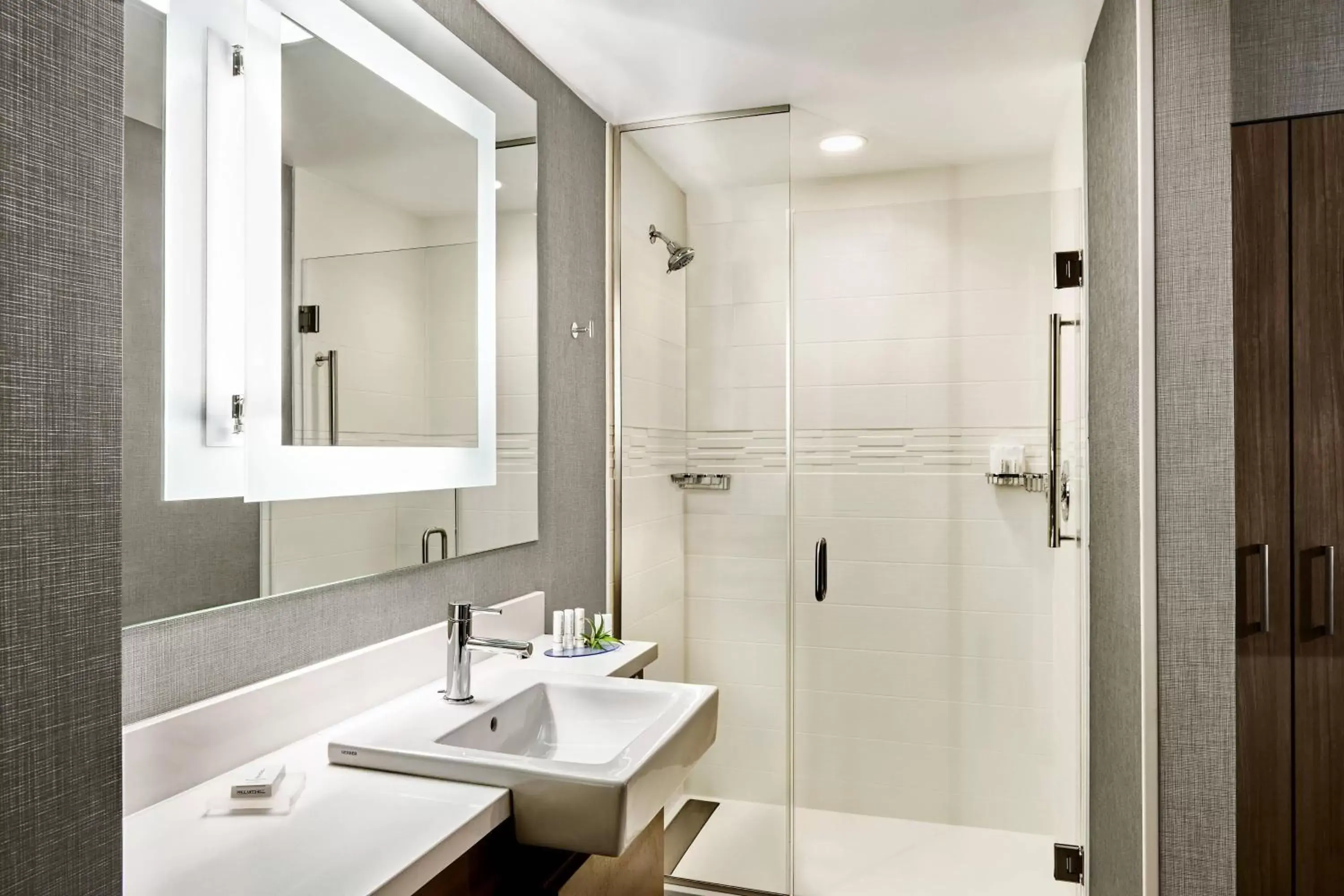 Bathroom in SpringHill Suites by Marriott Cleveland Independence