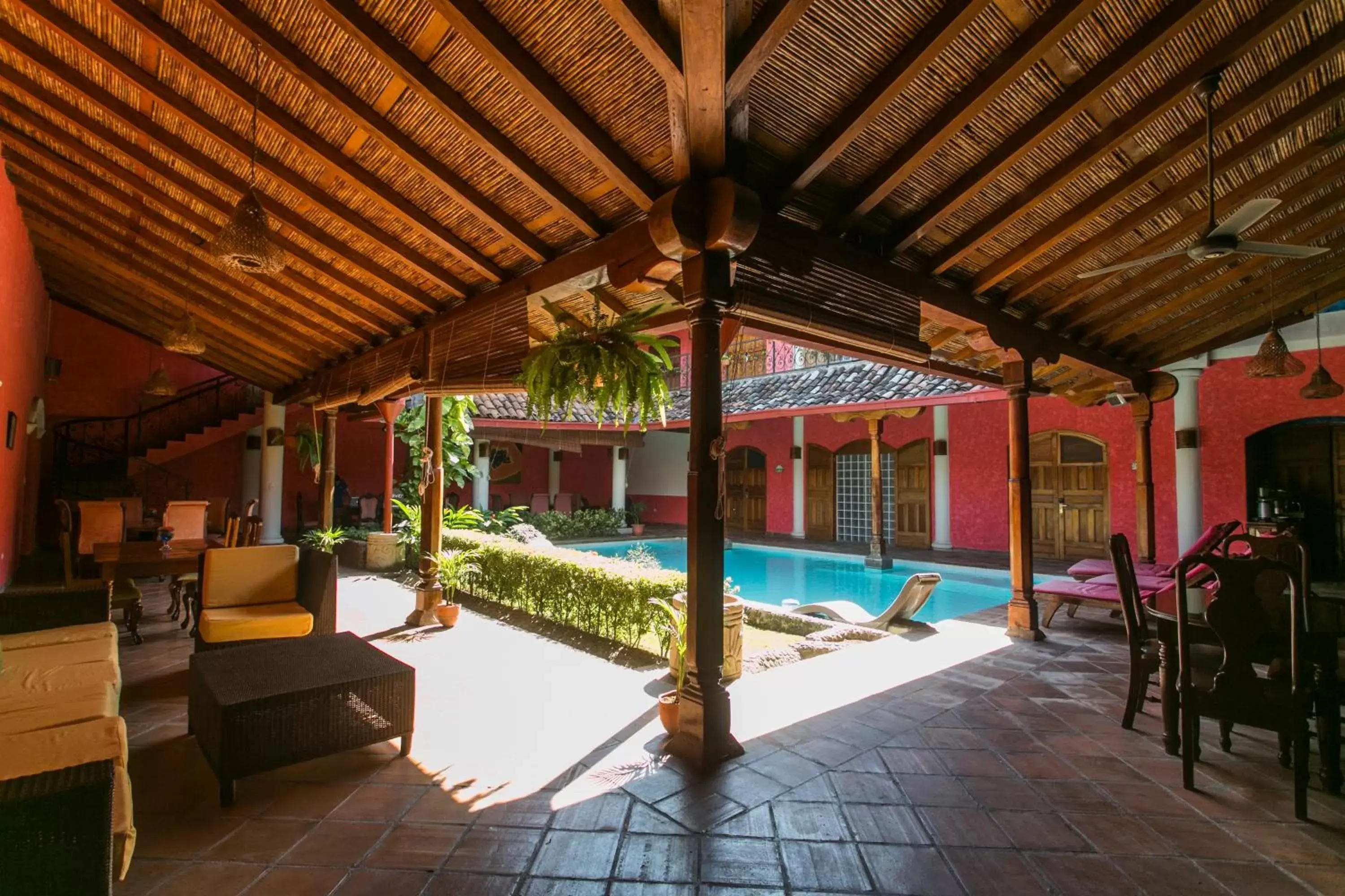 Patio, Swimming Pool in Hotel Casa del Consulado