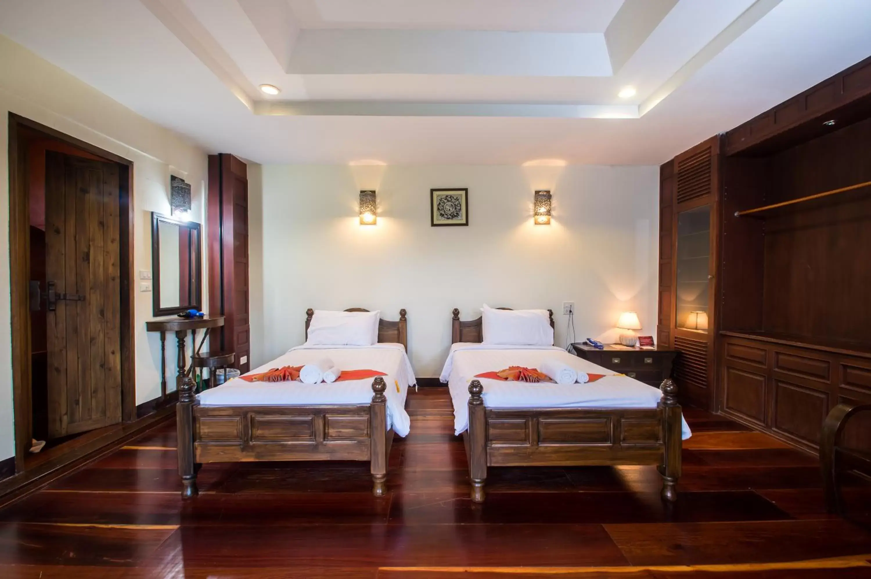 Bed in Sasidara Resort Nan