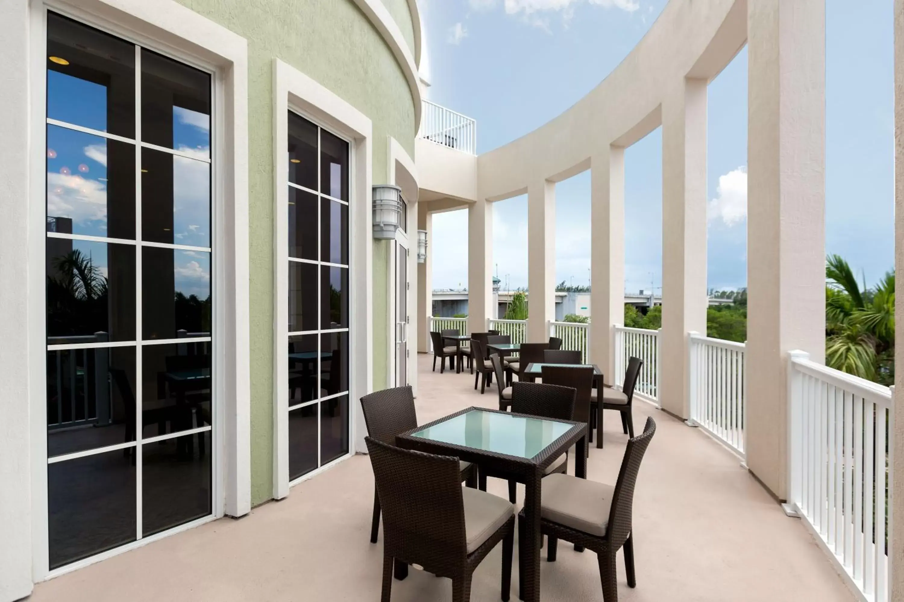 Patio, Balcony/Terrace in Wyndham Grand Jupiter at Harbourside Place
