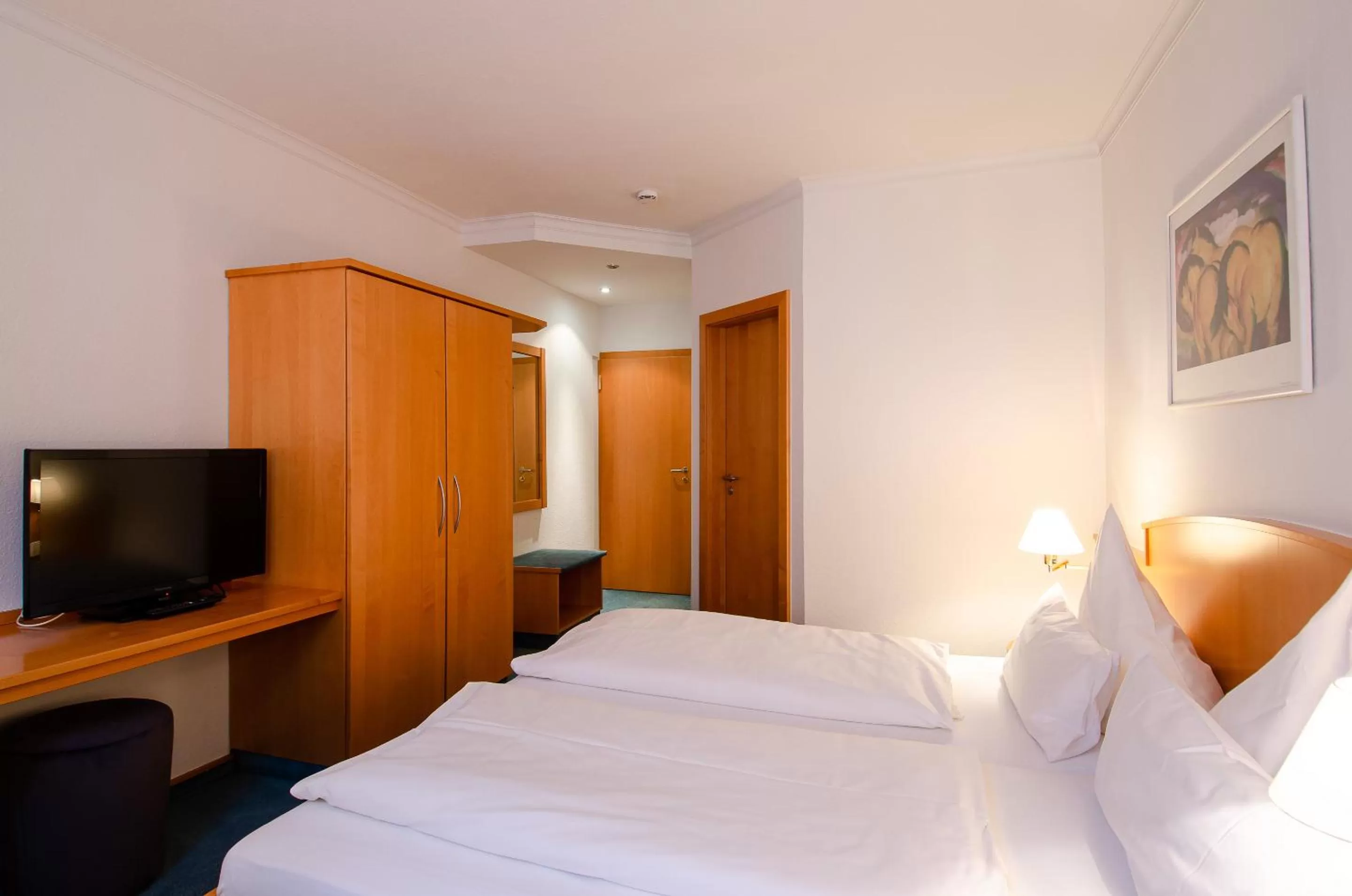 Bed in Hotel Gasthof Hecht