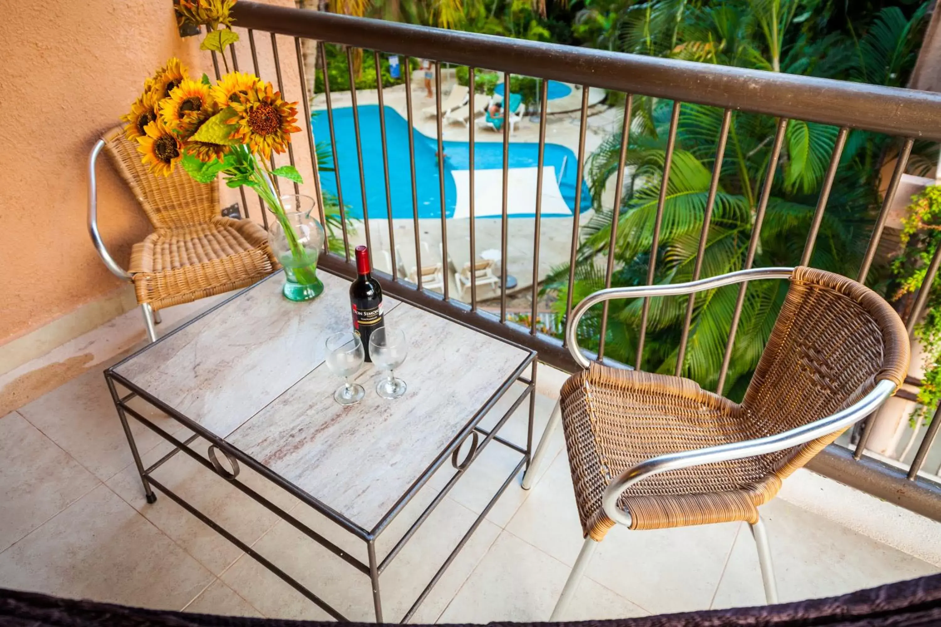 Pool View in Tukan Hotel Playa del Carmen