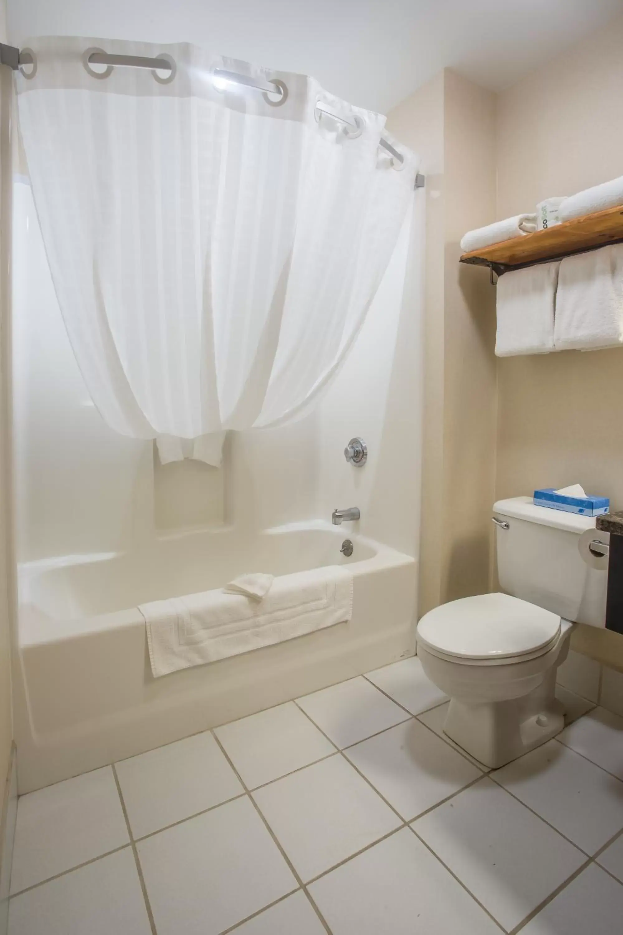 Shower, Bathroom in Lodge at Palmer Gulch